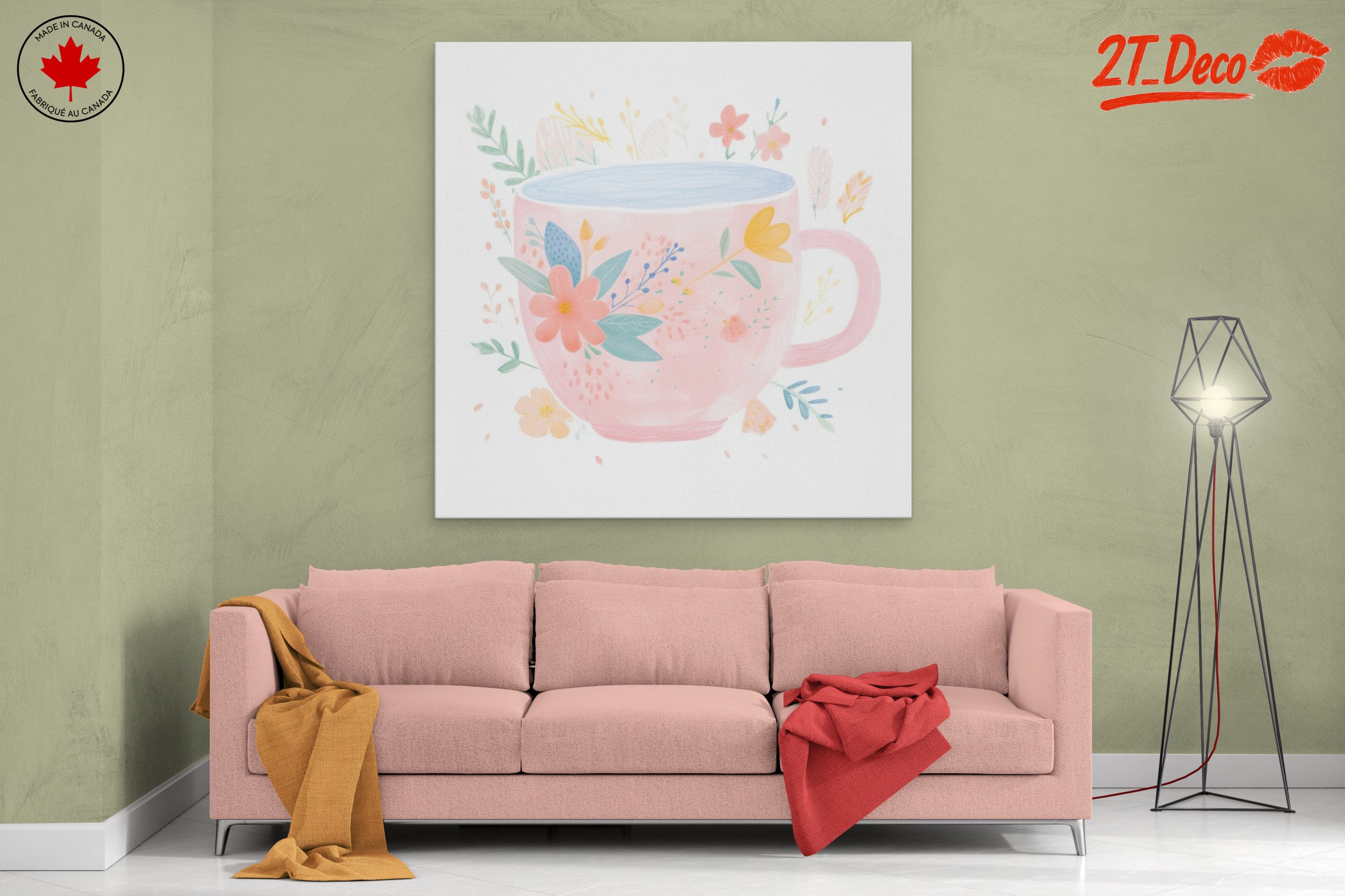 Delicate Floral Still Life Artwork - Image 2