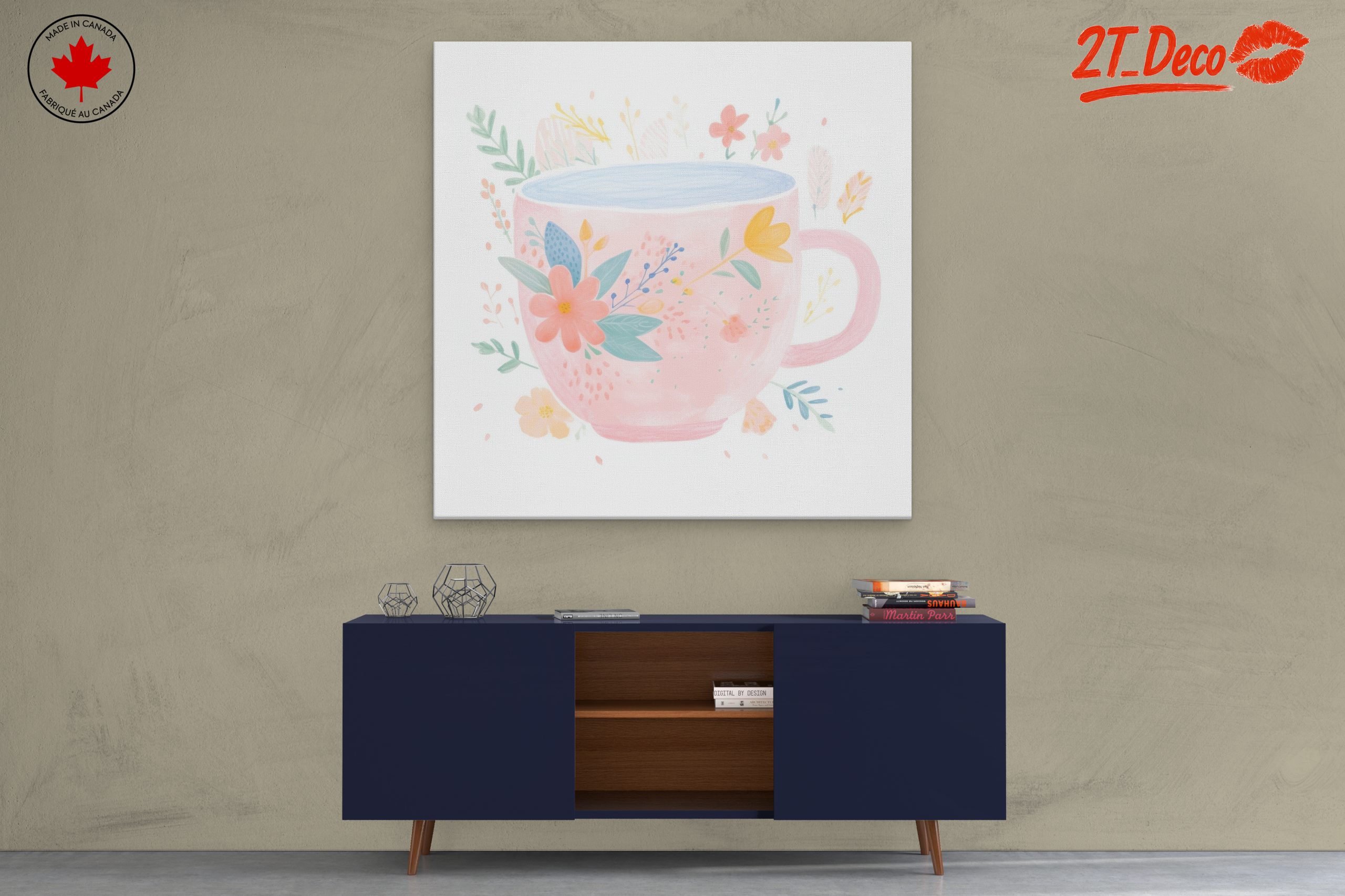 Delicate Floral Still Life Artwork - Image 3
