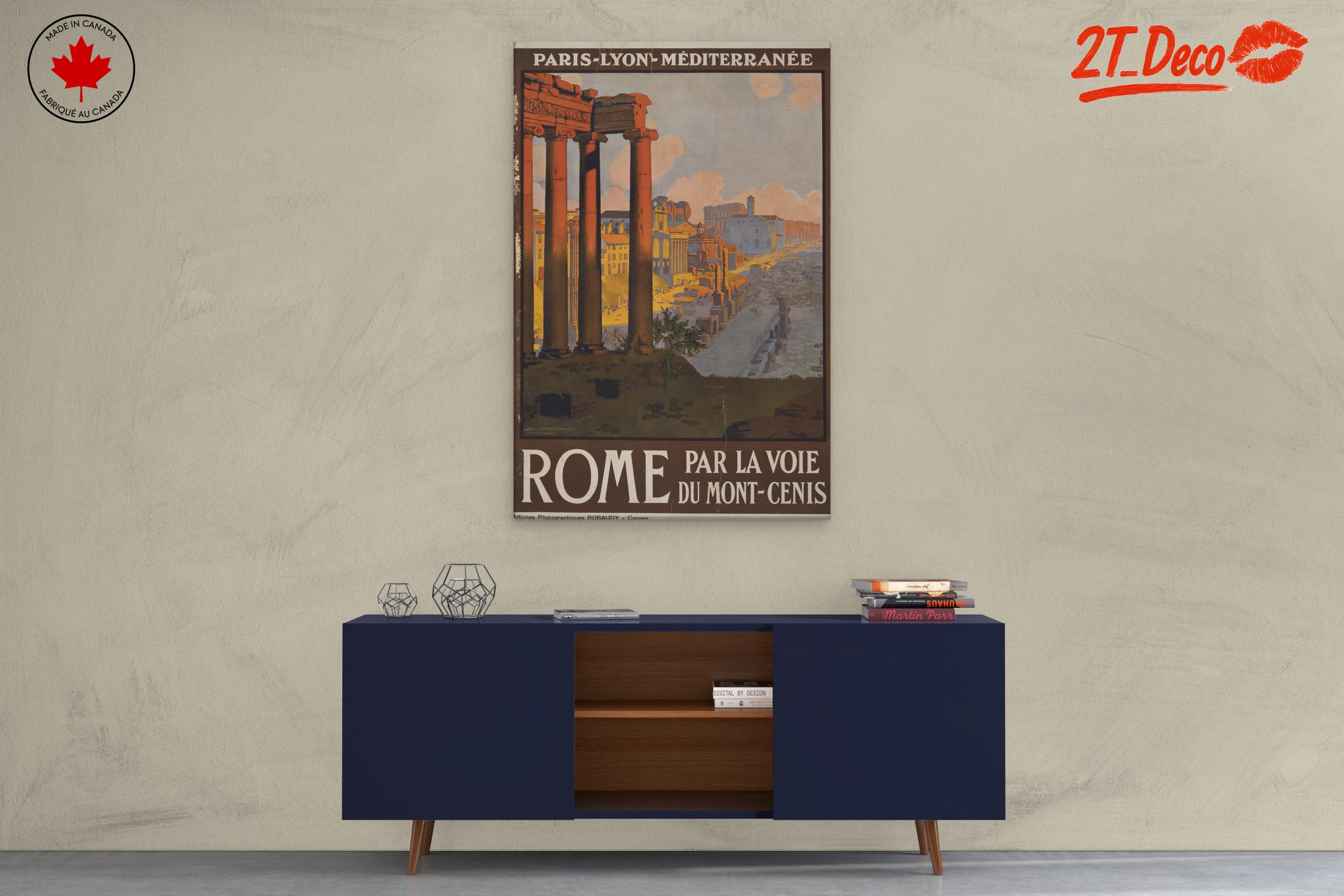 Vintage Travel Poster of Rome Landscape - Image 3