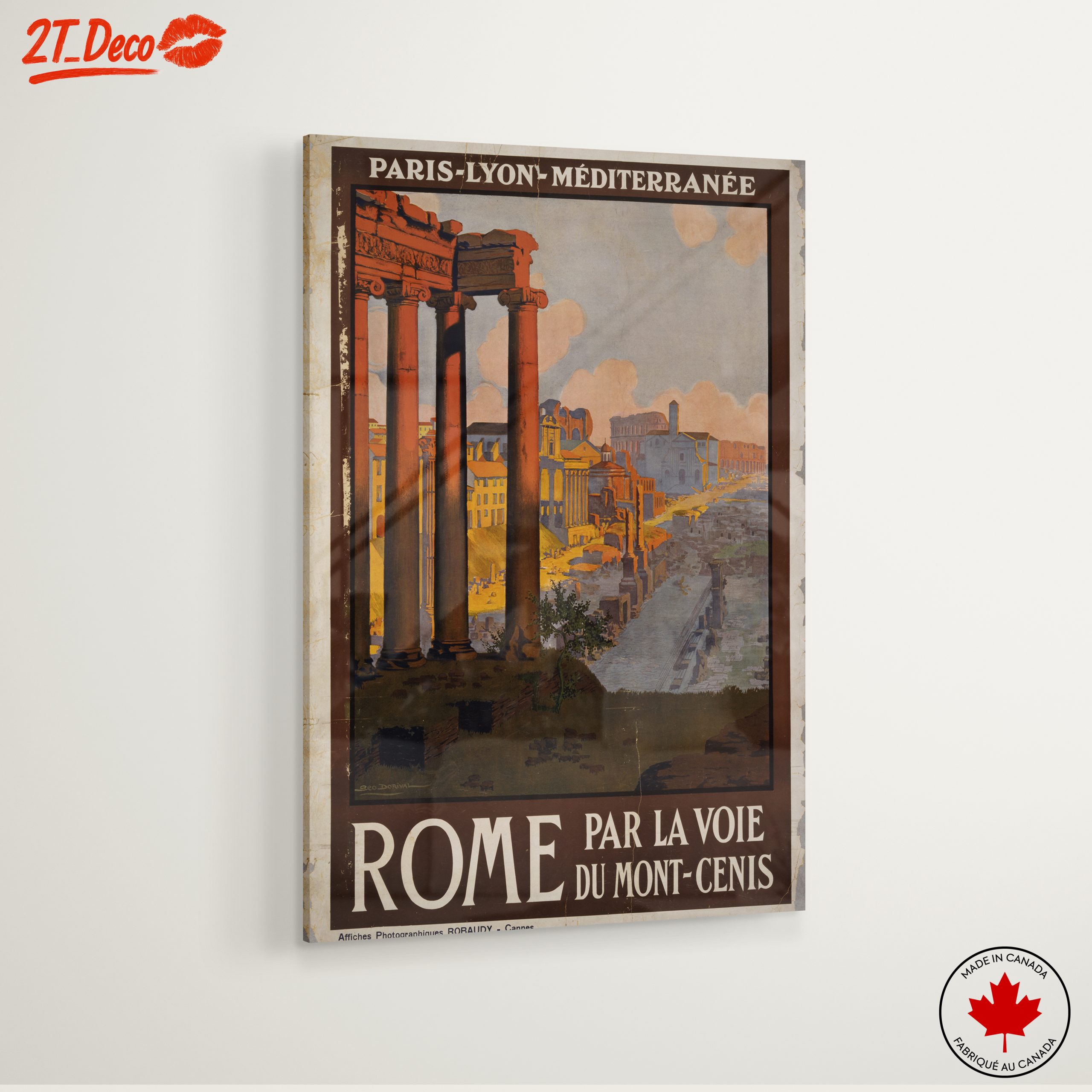 Vintage Travel Poster of Rome Landscape - Image 6