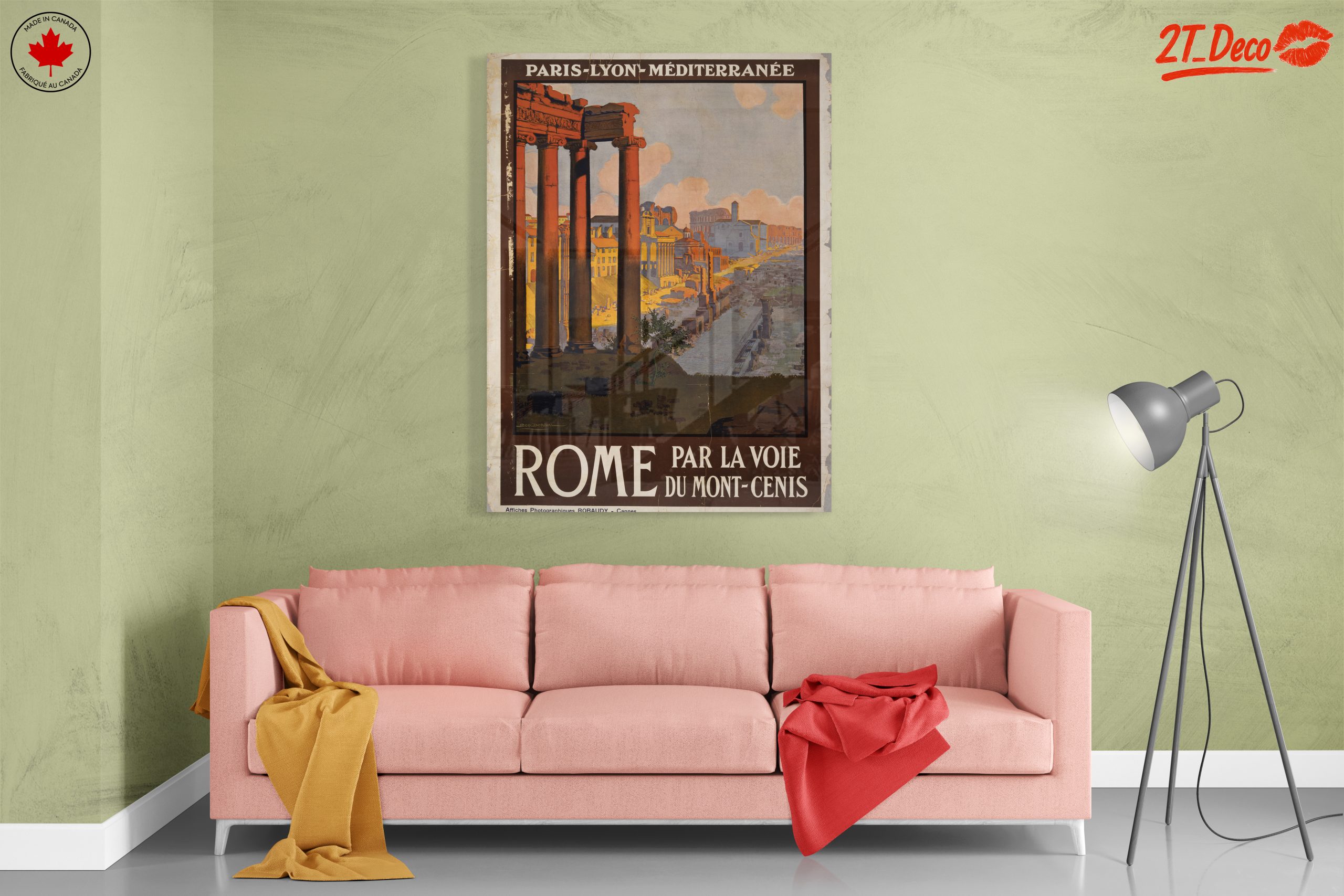 Vintage Travel Poster of Rome Landscape - Image 7