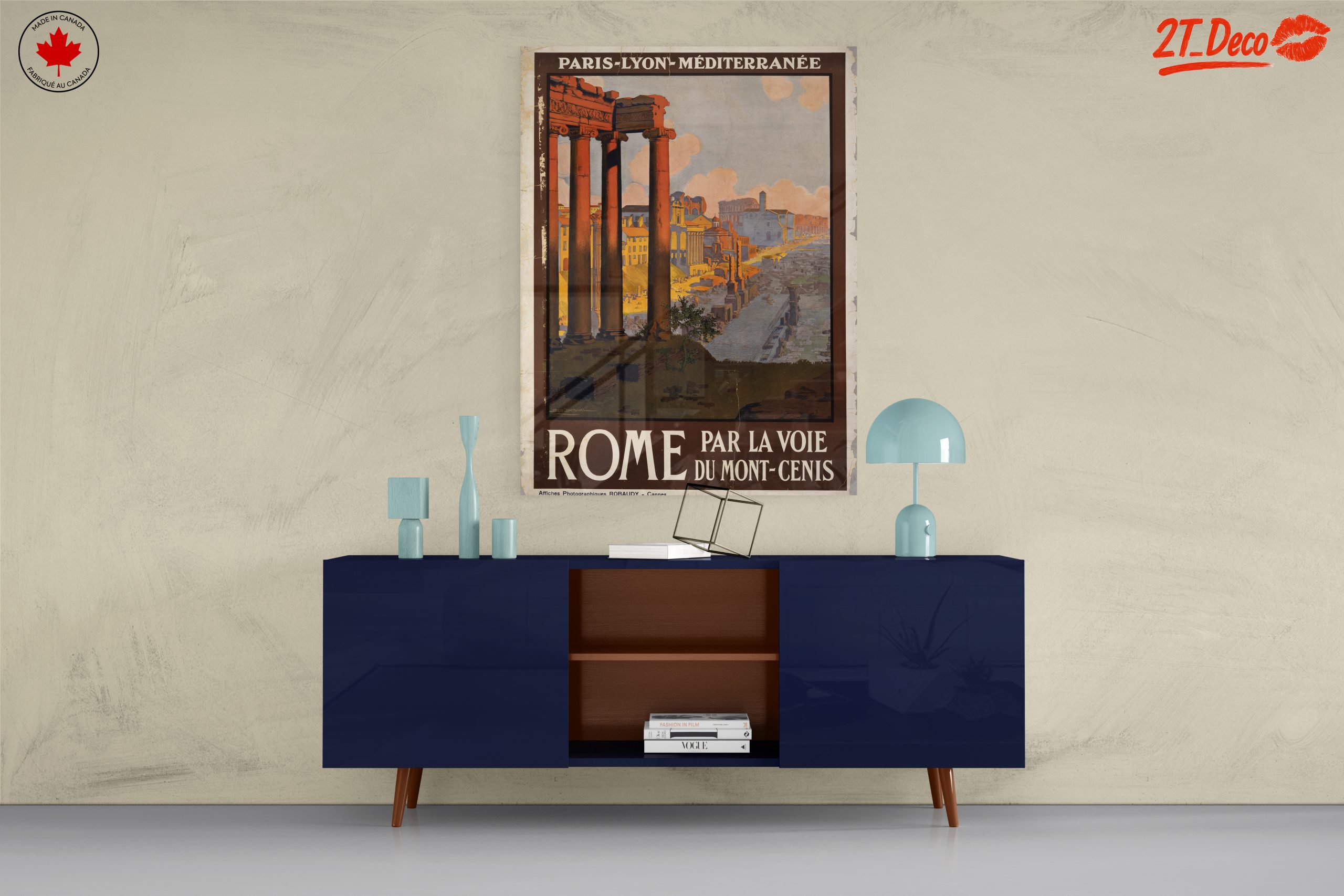 Vintage Travel Poster of Rome Landscape - Image 8