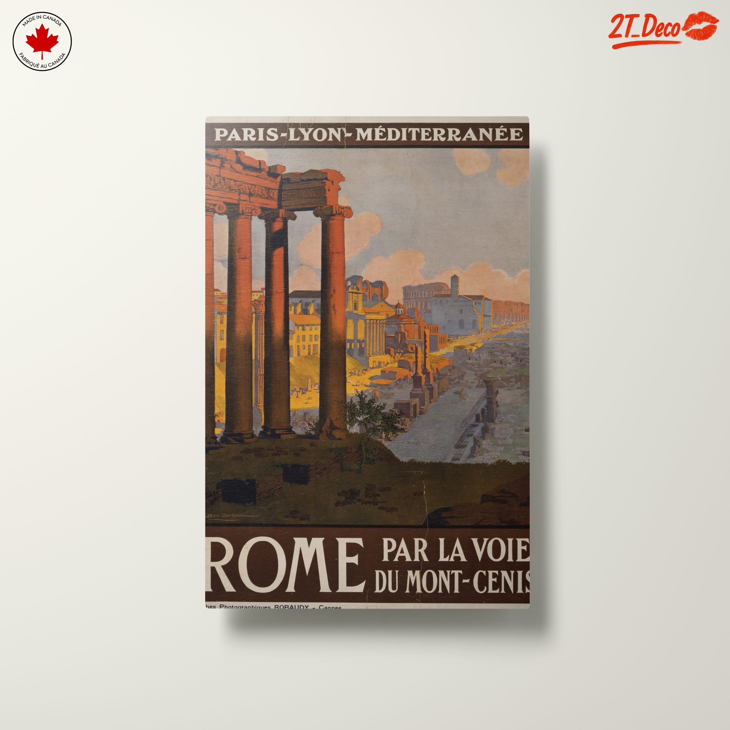 Vintage Travel Poster of Rome Landscape - Image 10