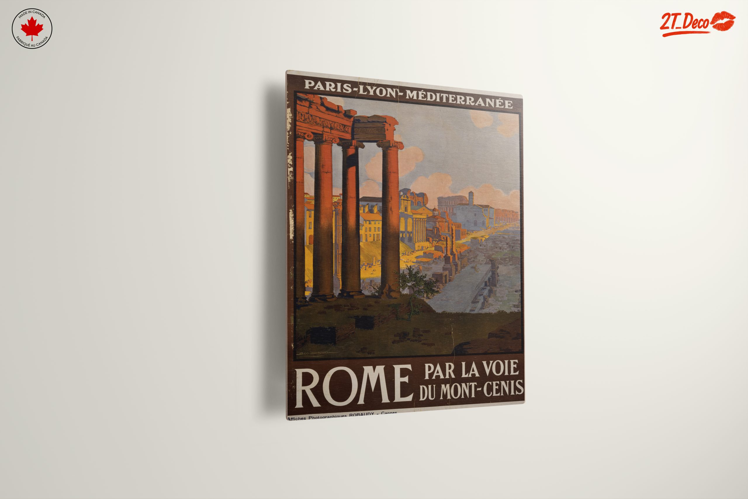 Vintage Travel Poster of Rome Landscape - Image 13