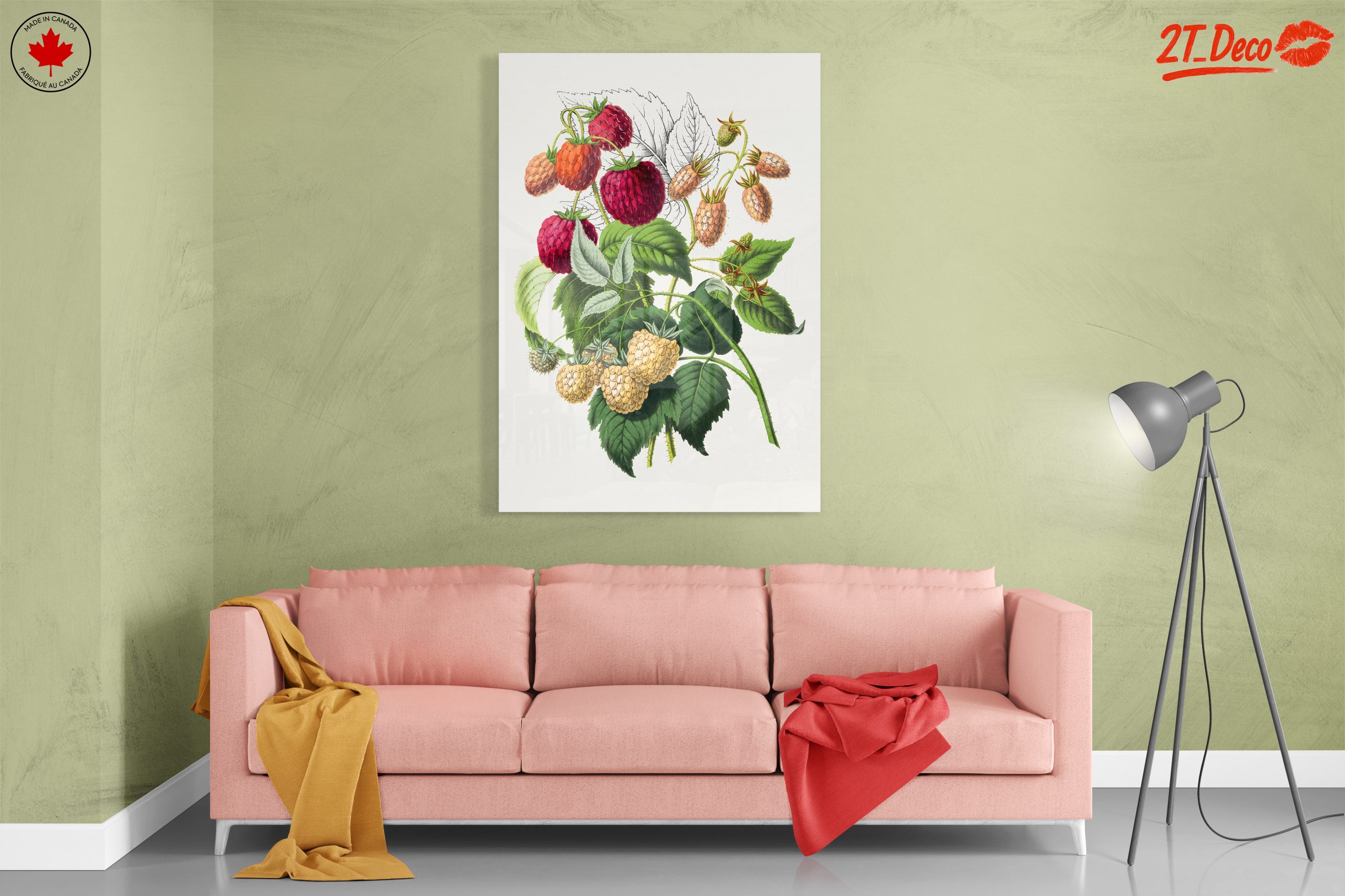 Raspberry Botanical Art Illustration - Image 7