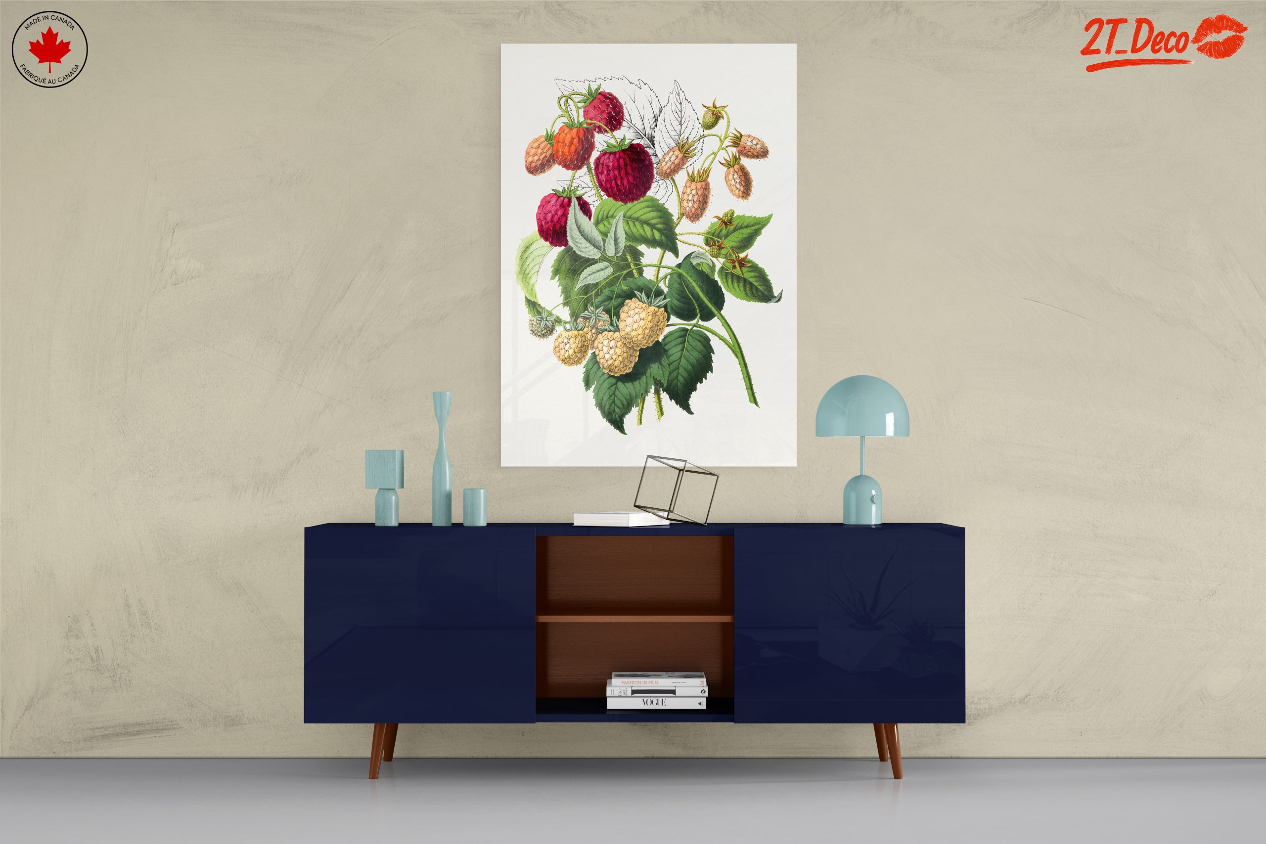 Raspberry Botanical Art Illustration - Image 8