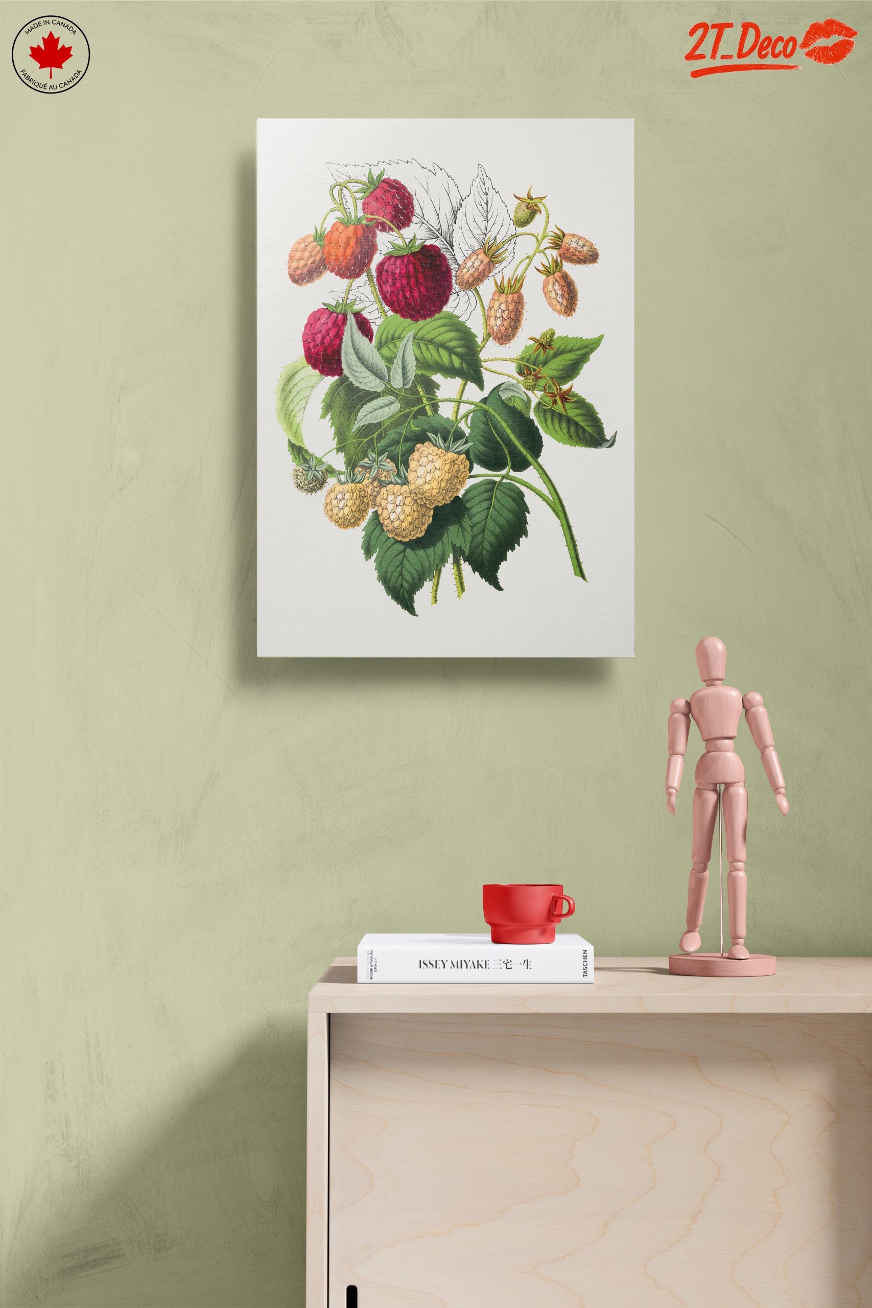 Raspberry Botanical Art Illustration - Image 14