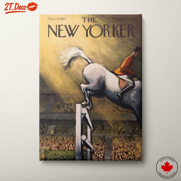 The New Yorker Magazine Cover Featuring a Horse