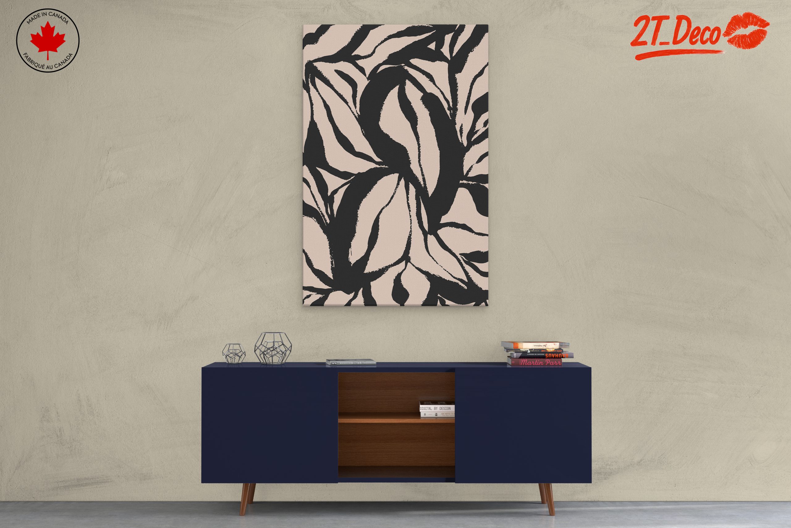Stylized Botanical Abstract Artwork 3 - Image 3
