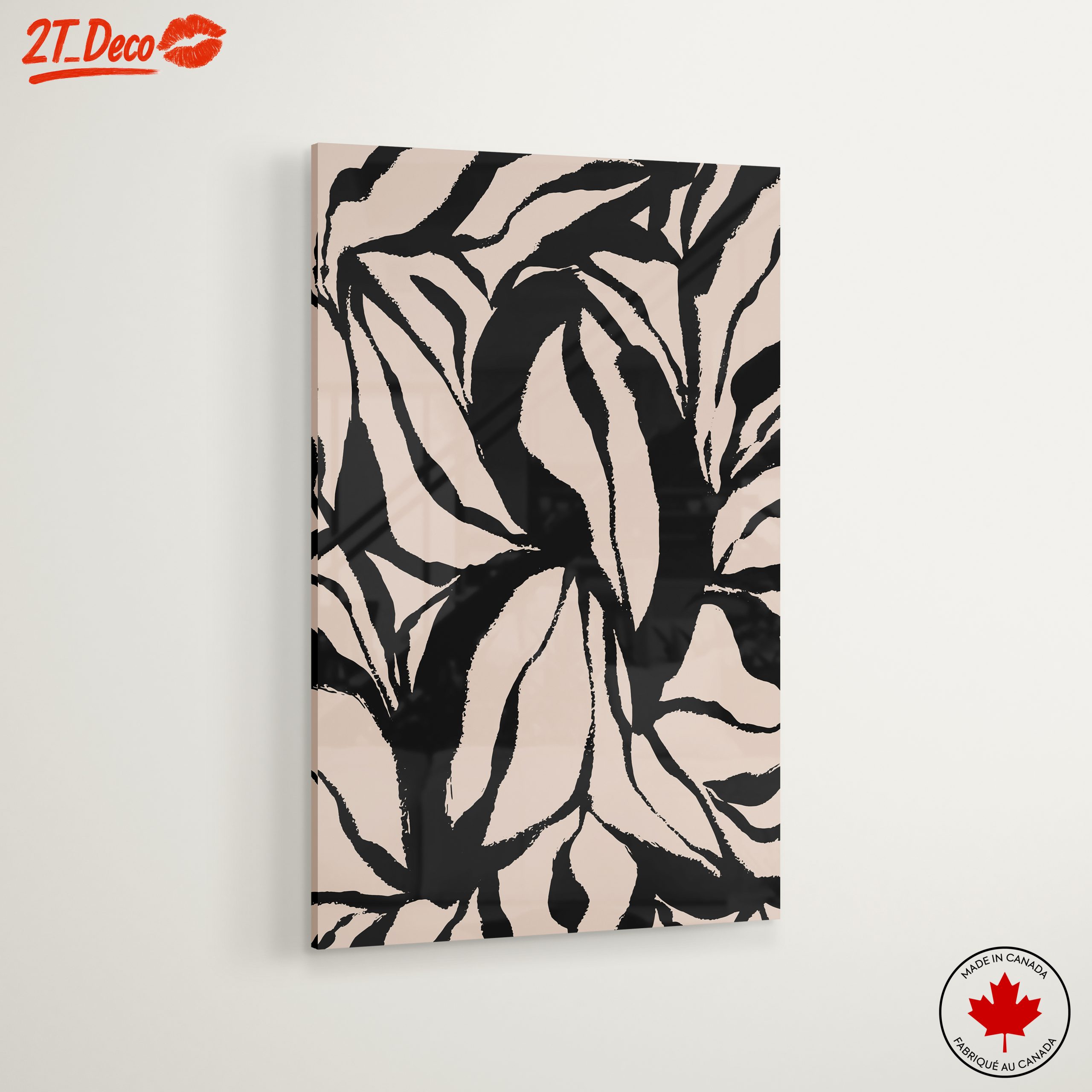 Stylized Botanical Abstract Artwork 3 - Image 6