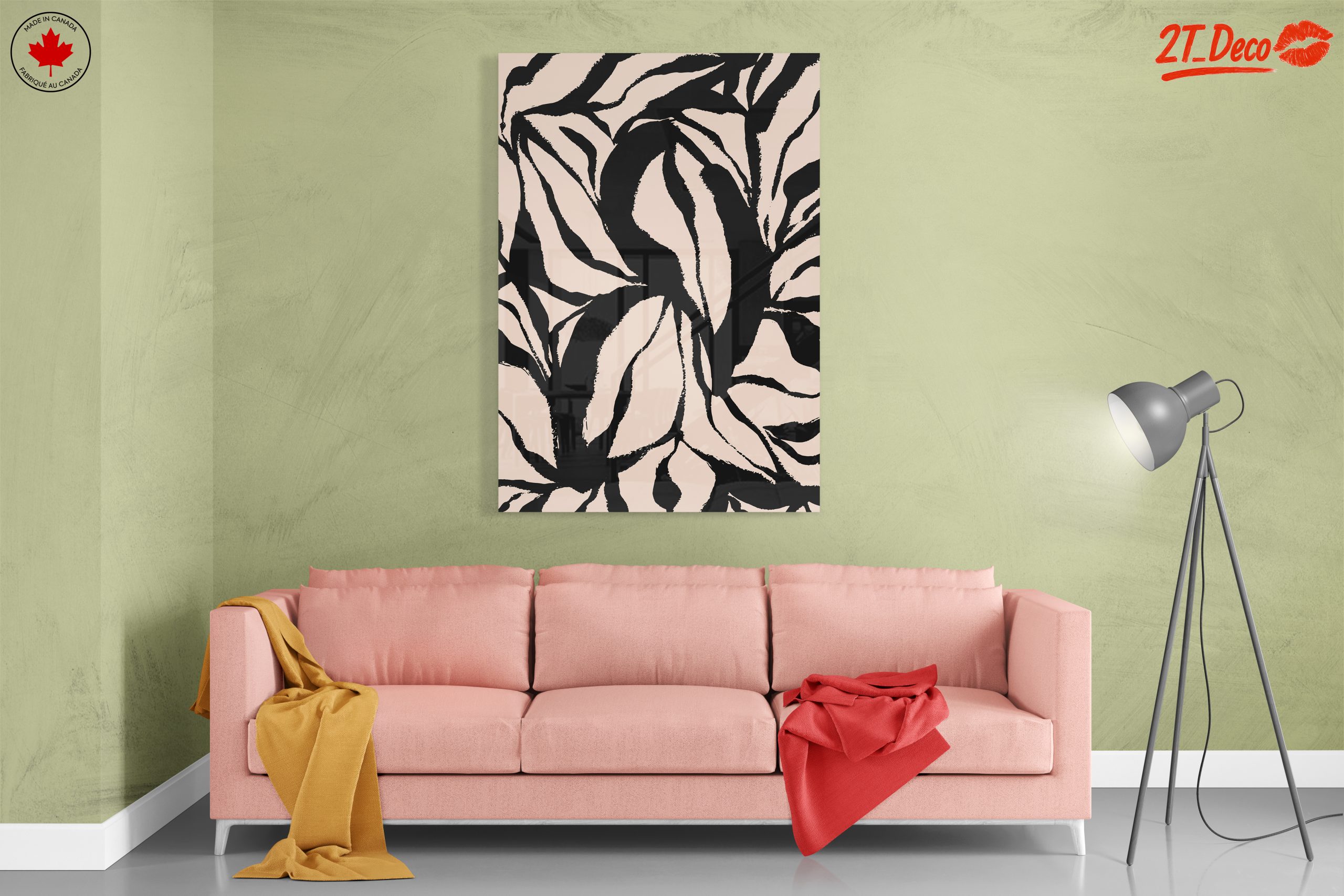 Stylized Botanical Abstract Artwork 3 - Image 7