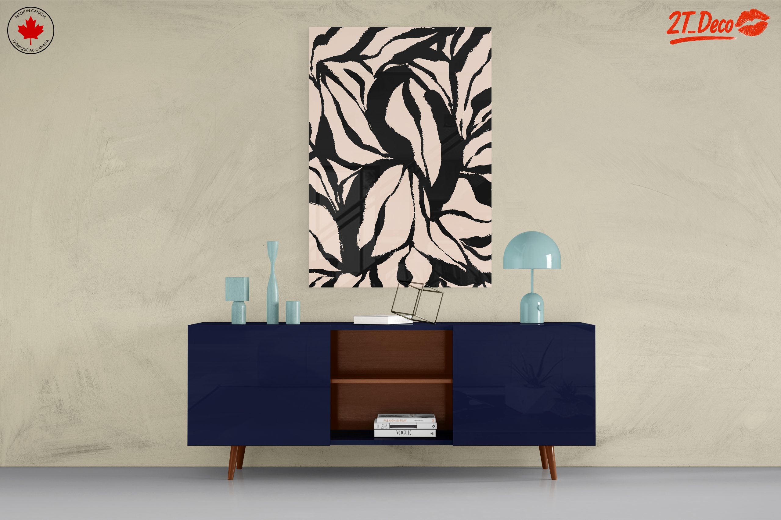 Stylized Botanical Abstract Artwork 3 - Image 8