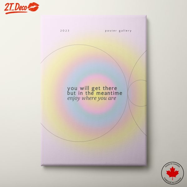 Positive Aura with Inspirational Text