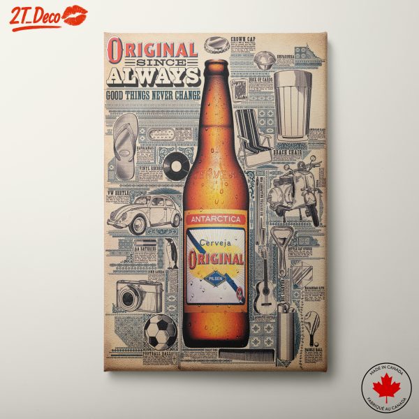 Vintage Advertising Art Featuring Antarctica Beer