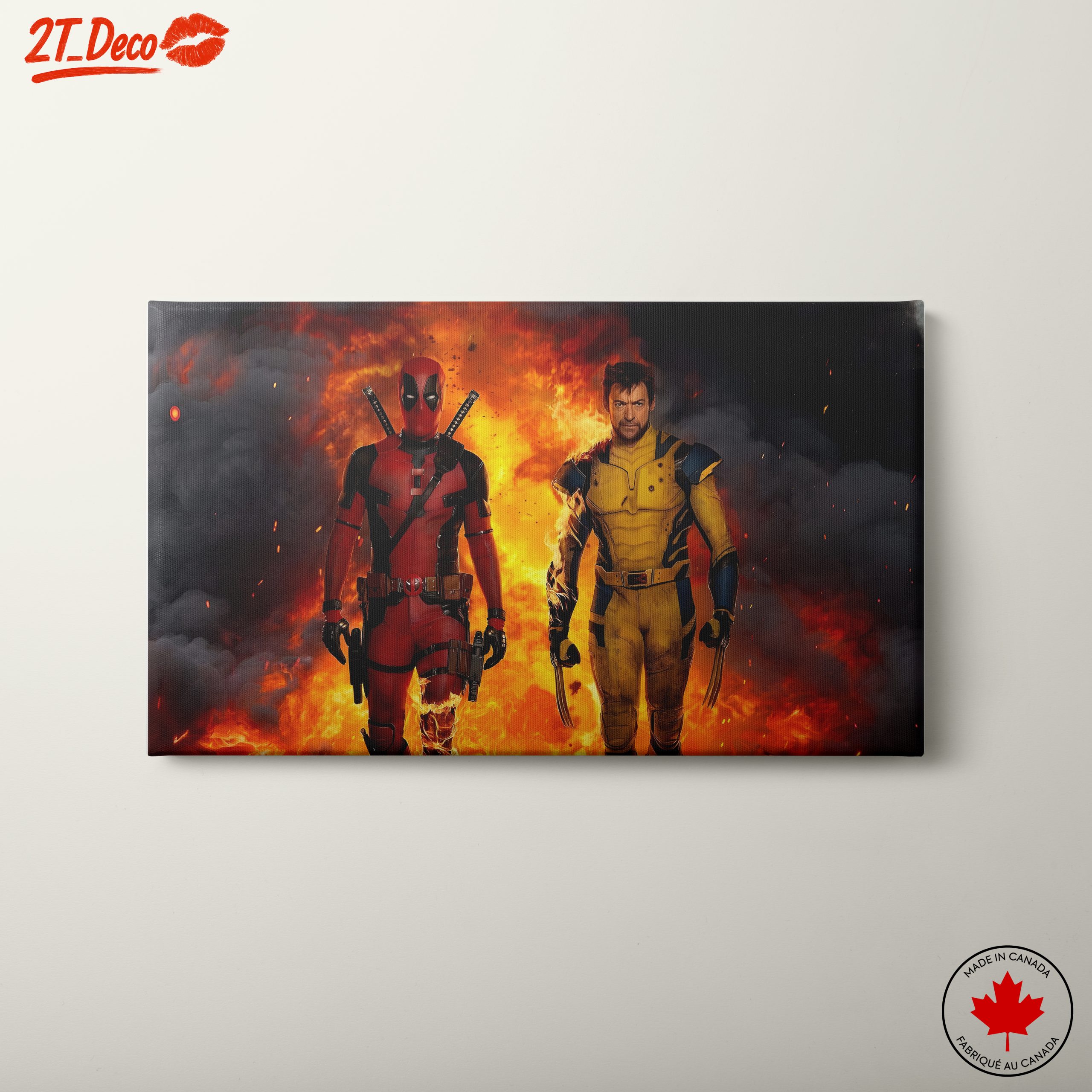Wolverine and Deadpool Marvel Art