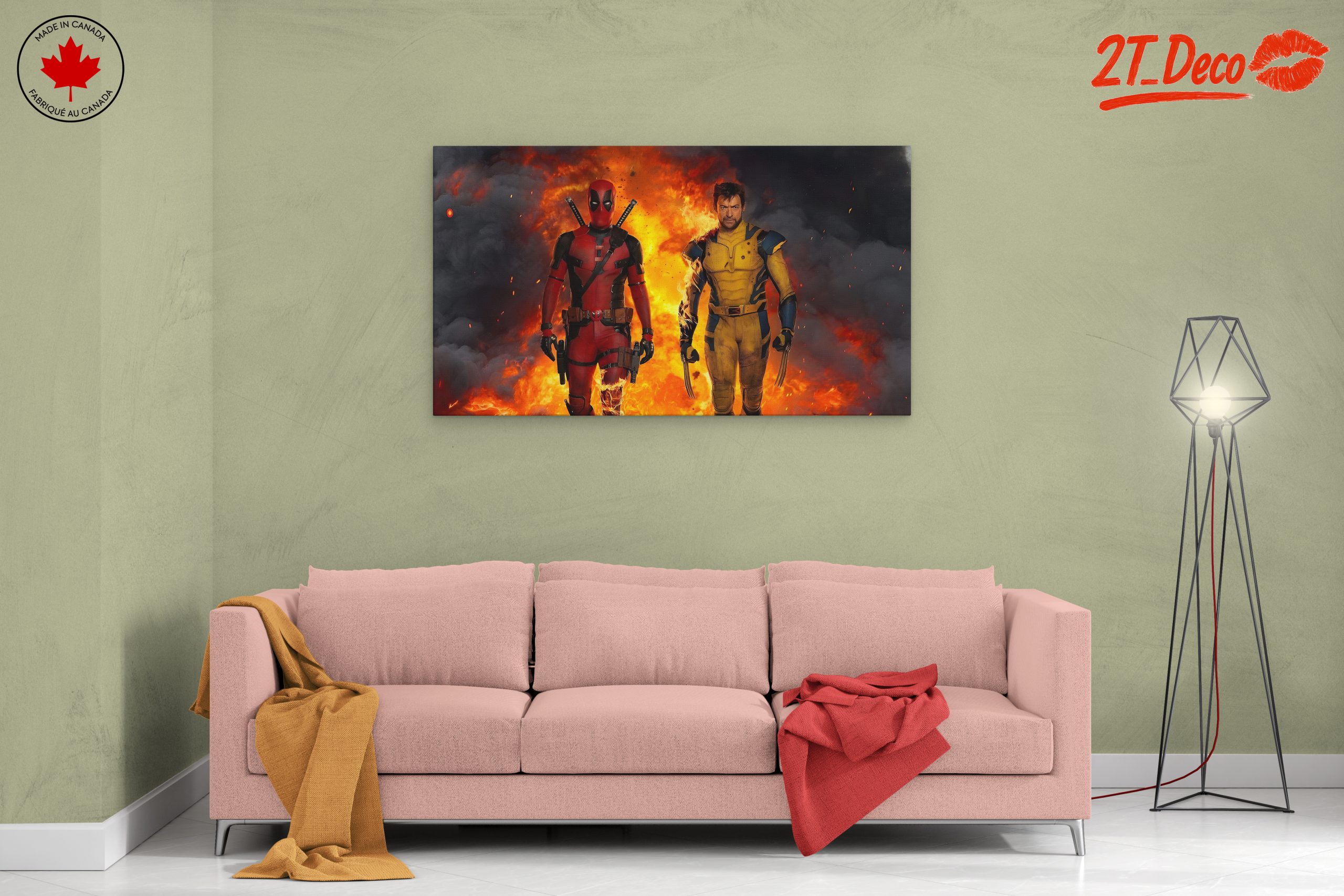 Wolverine and Deadpool Marvel Art - Image 2