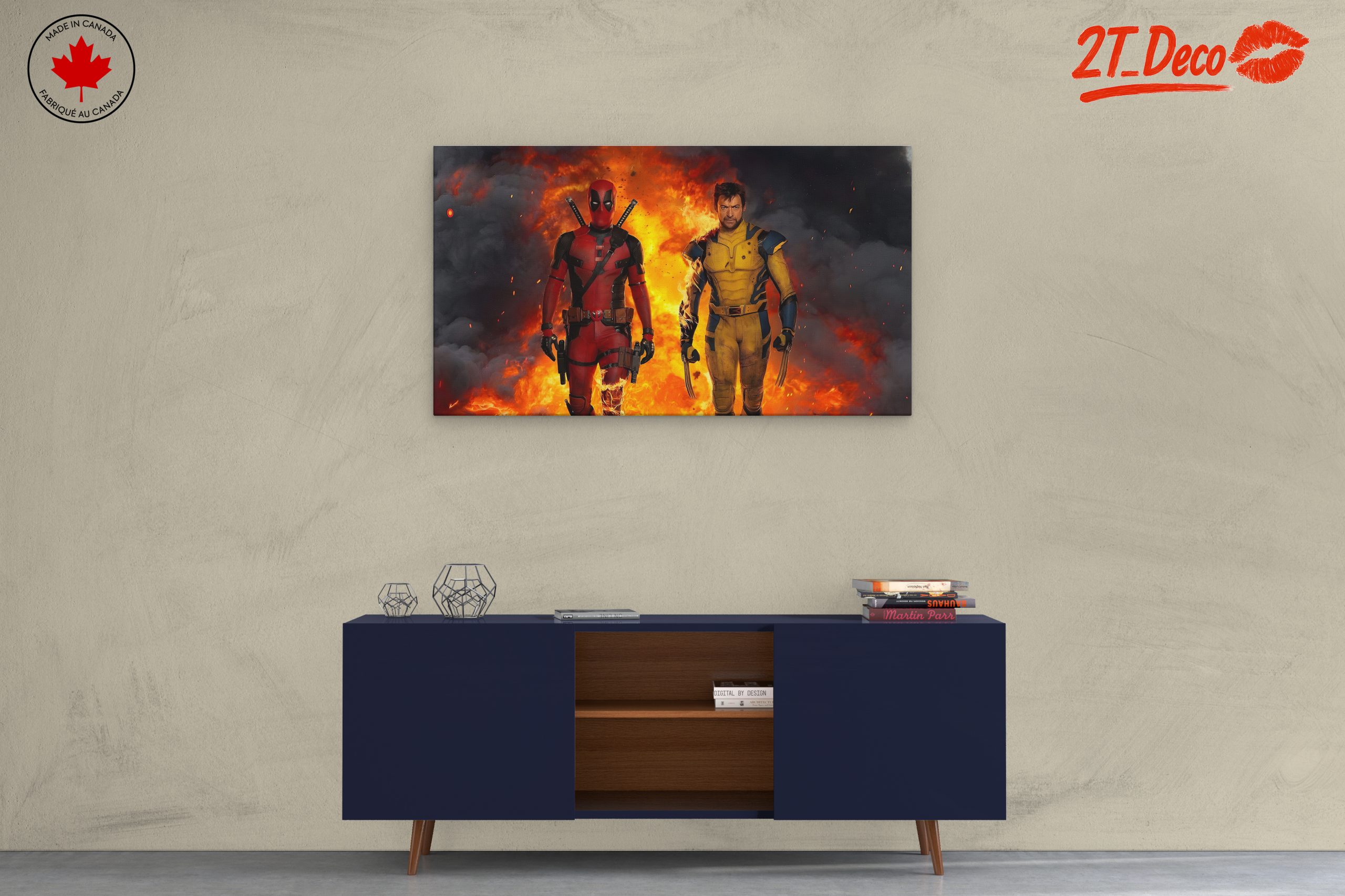 Wolverine and Deadpool Marvel Art - Image 3