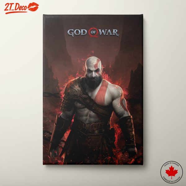 God Of War Character Wall Art