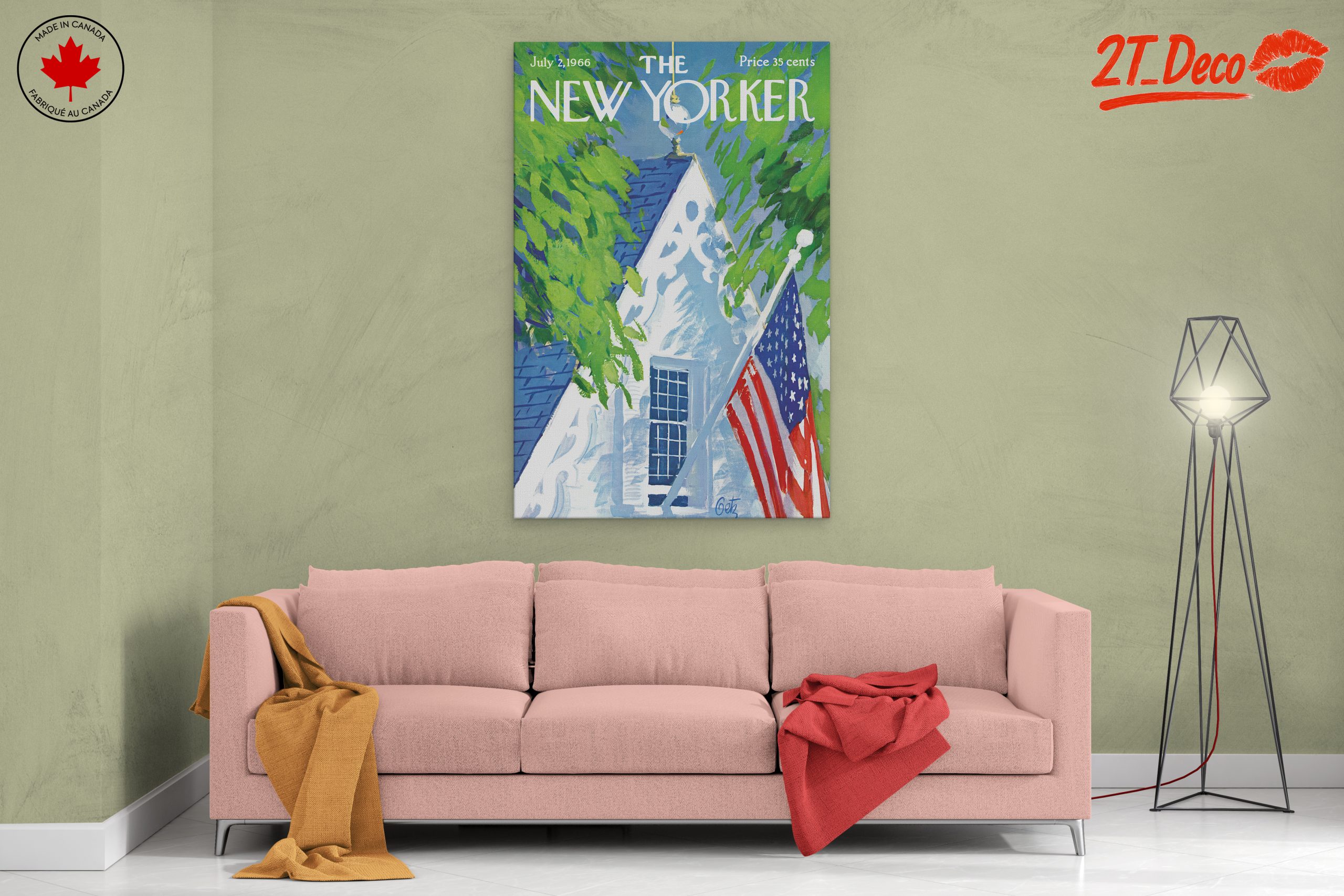The New Yorker Magazine Cover Art July 1966 - Image 2