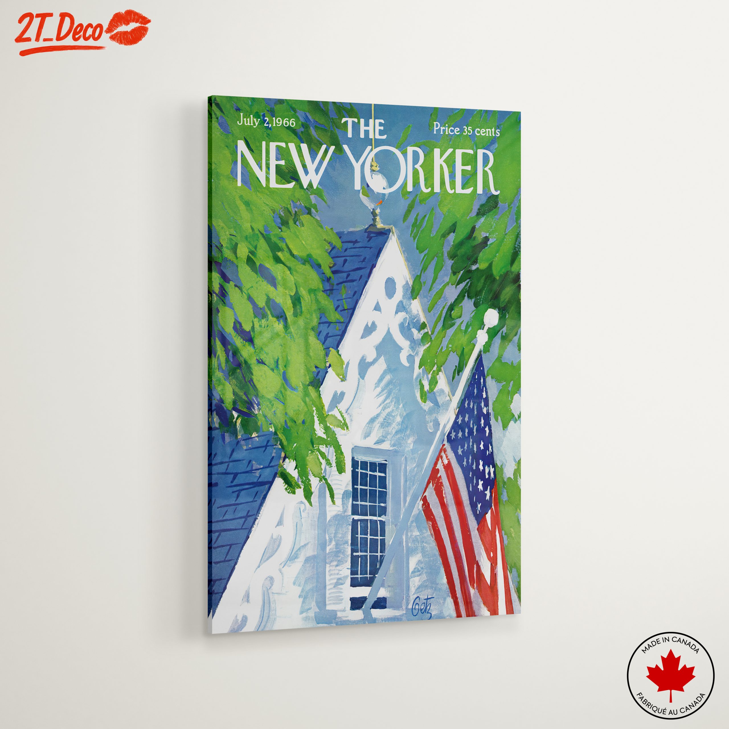 The New Yorker Magazine Cover Art July 1966 - Image 6