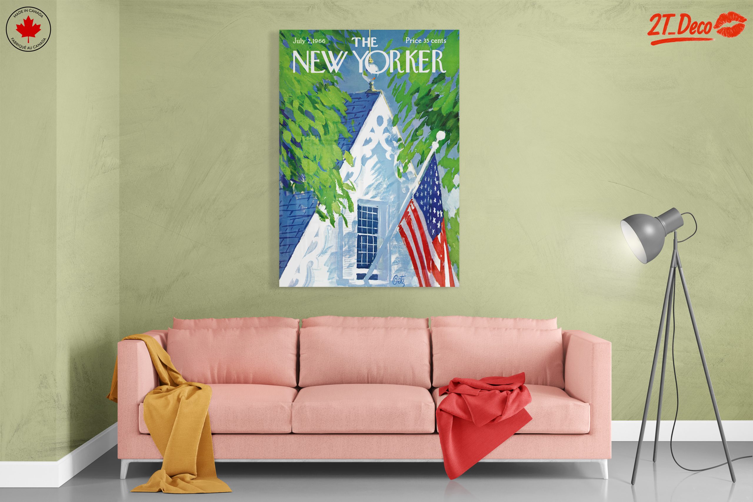 The New Yorker Magazine Cover Art July 1966 - Image 7