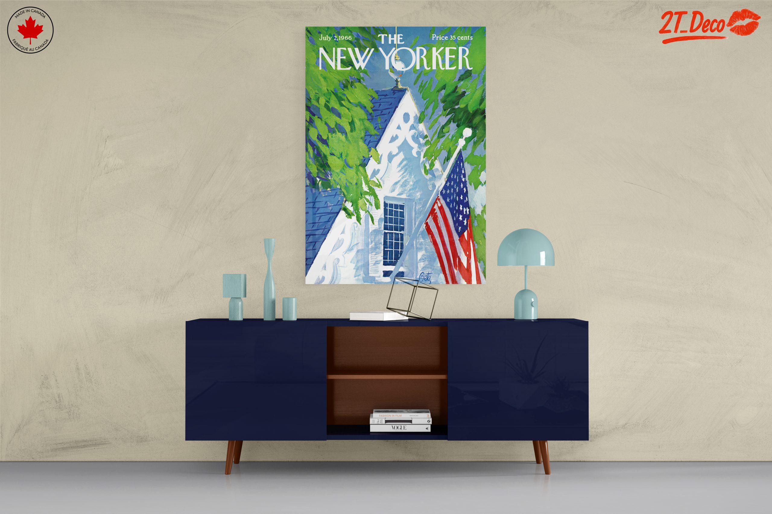 The New Yorker Magazine Cover Art July 1966 - Image 8