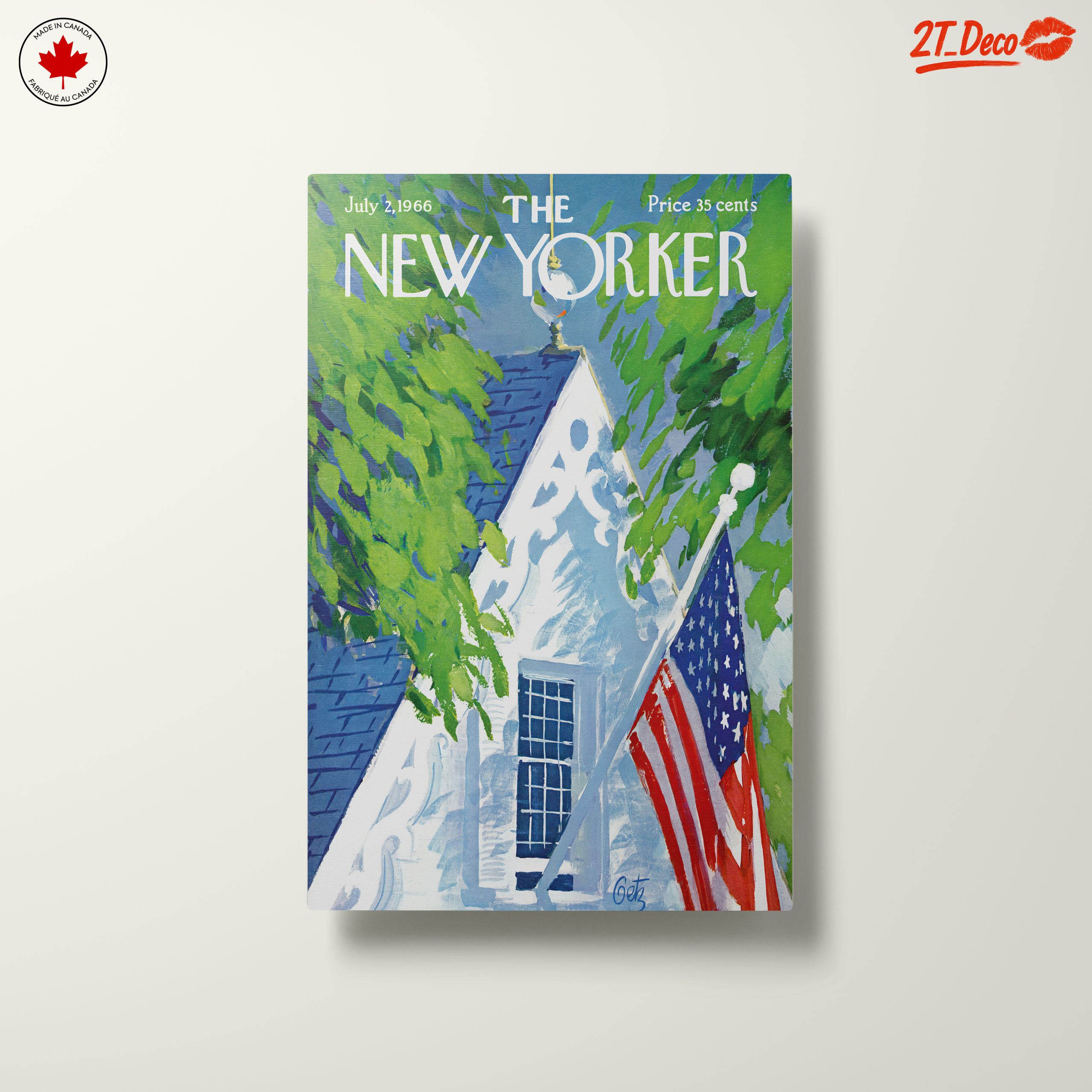The New Yorker Magazine Cover Art July 1966 - Image 10