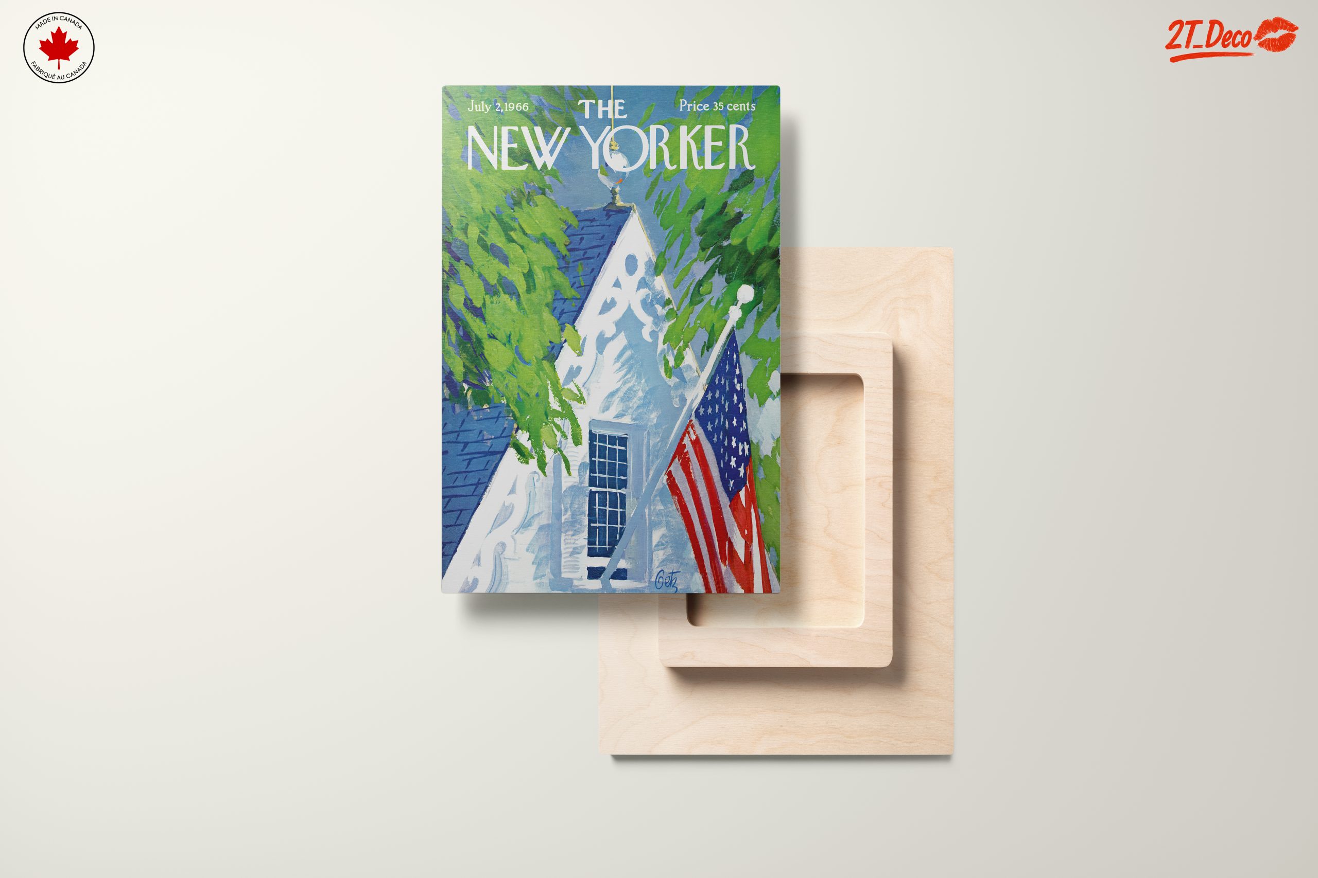 The New Yorker Magazine Cover Art July 1966 - Image 11
