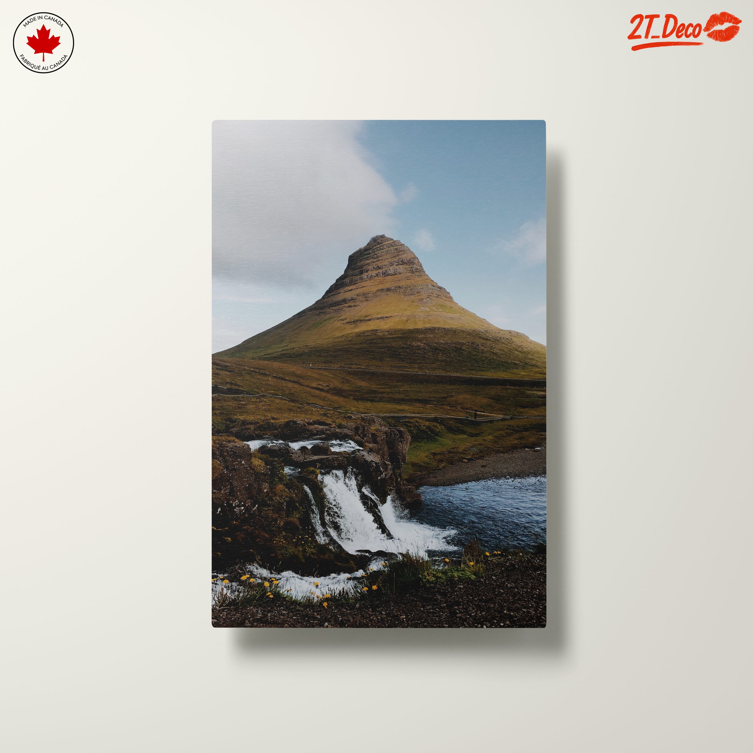Majestic Mountain Landscape with Waterfall - Image 10