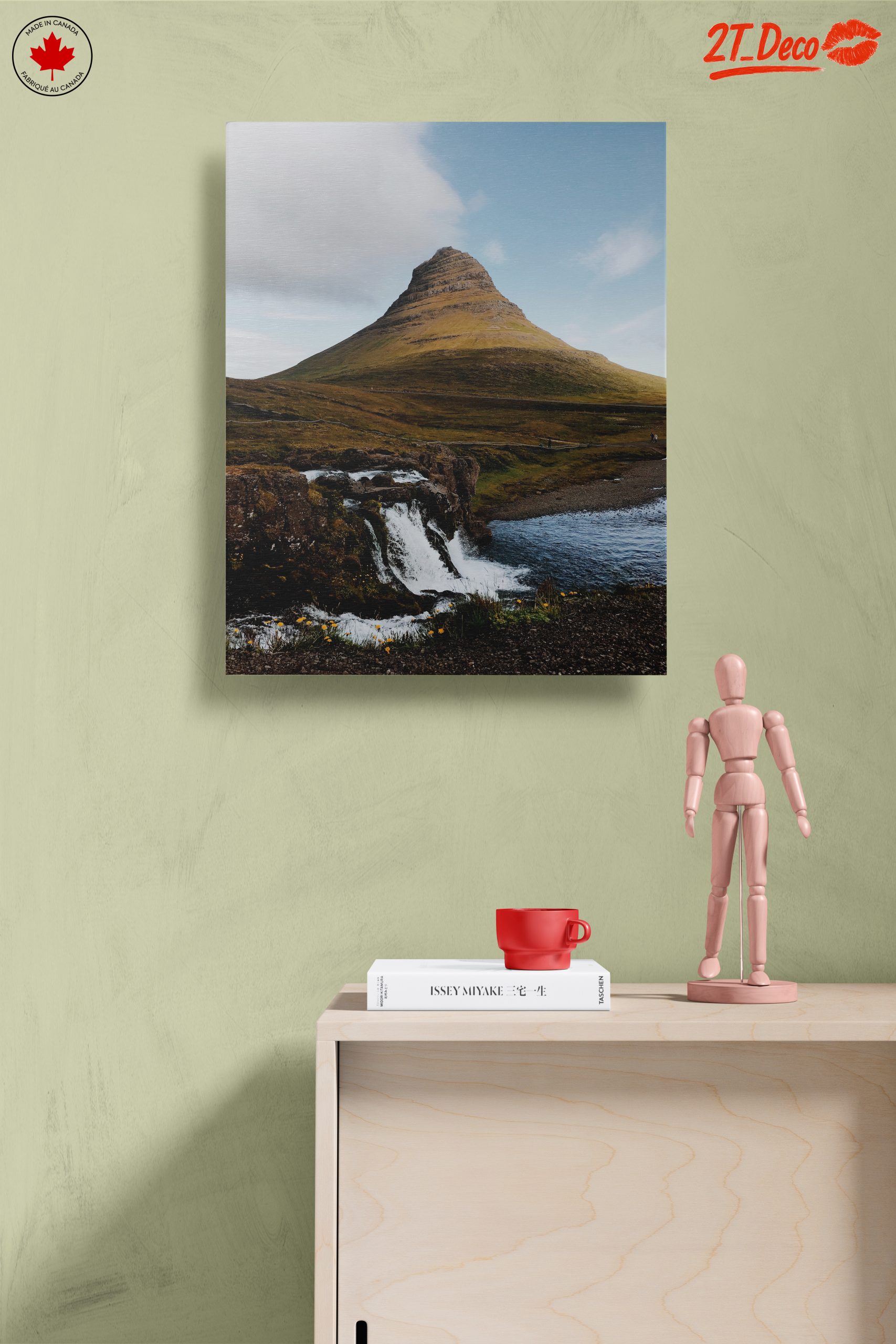 Majestic Mountain Landscape with Waterfall - Image 14