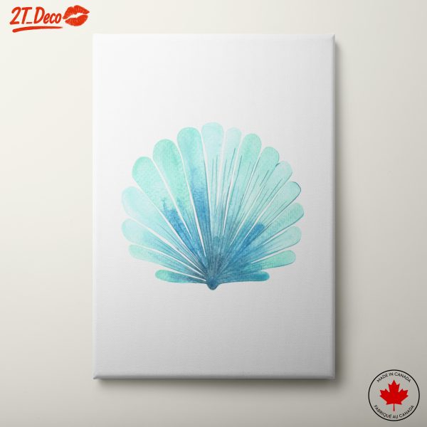 Stylized Seashell Watercolor Art