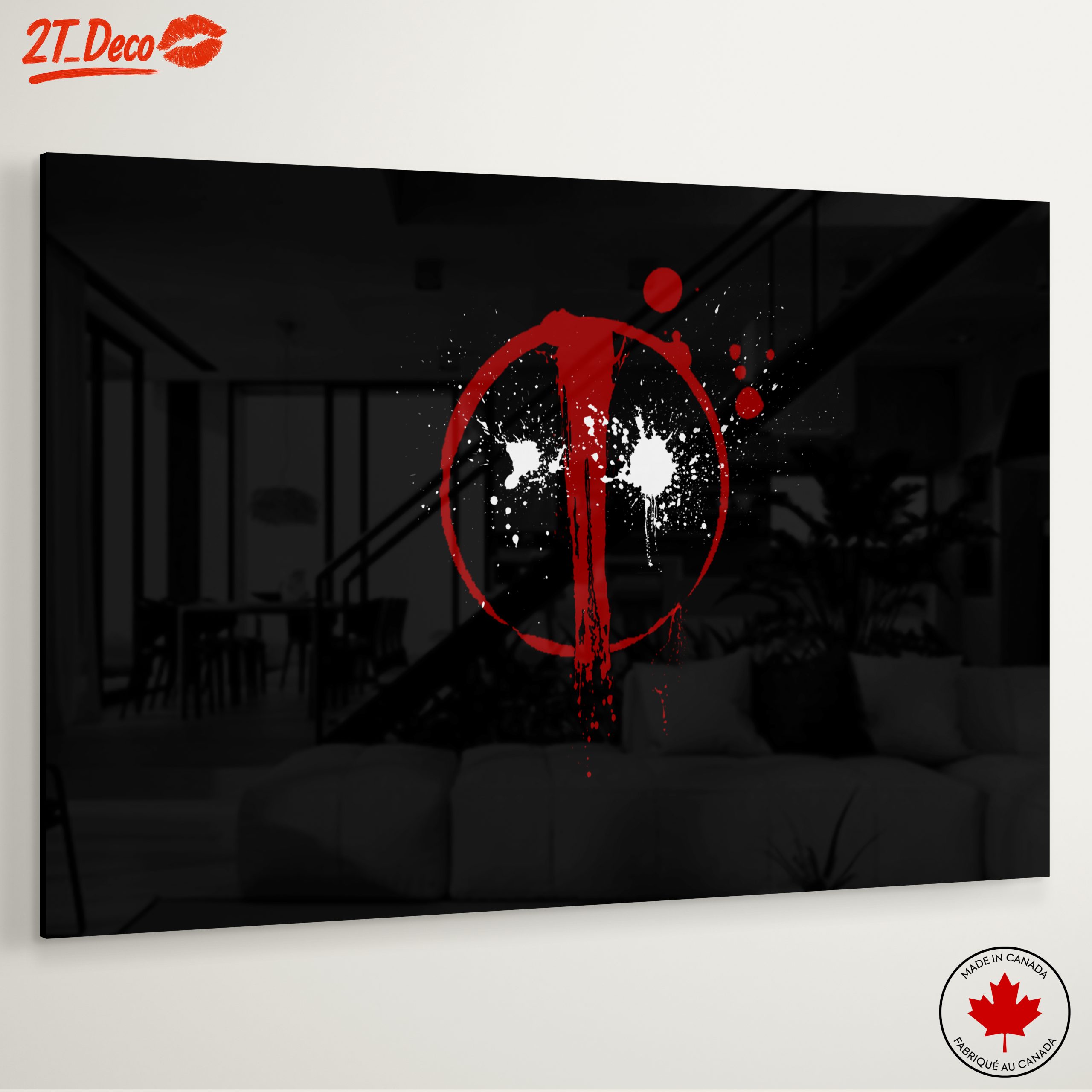 Bold Deadpool Artwork with a Splash of Color - Image 6