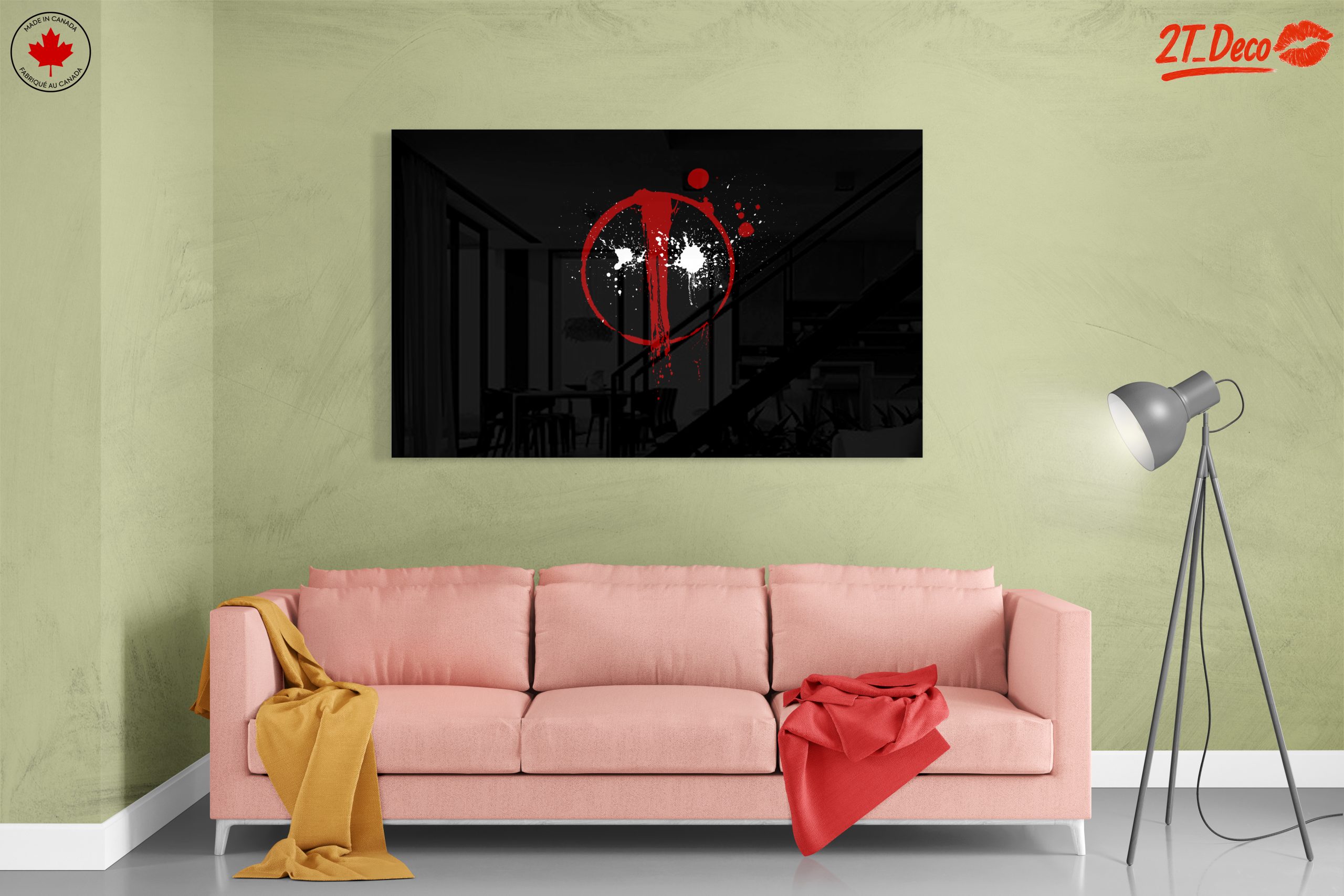 Bold Deadpool Artwork with a Splash of Color - Image 7