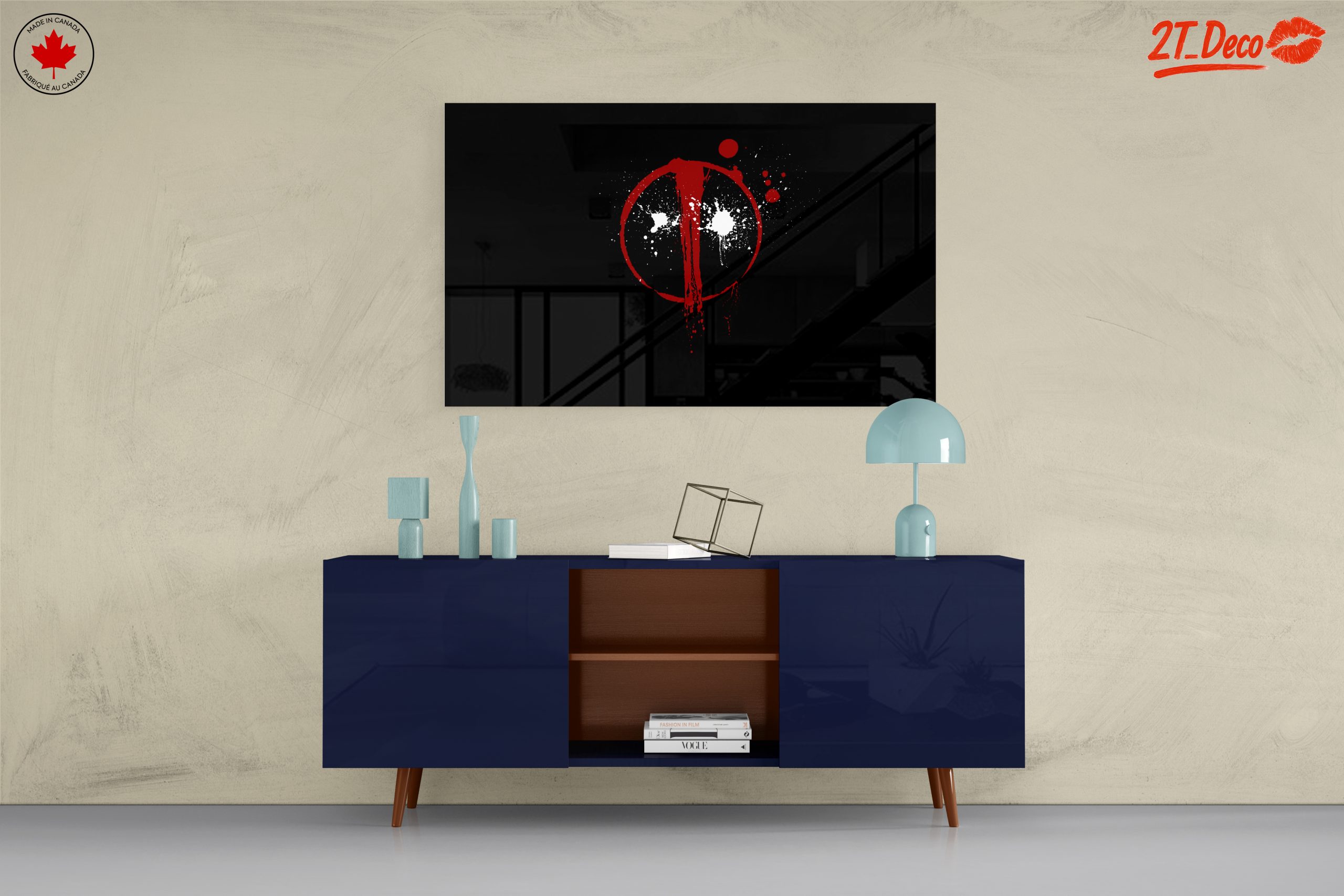 Bold Deadpool Artwork with a Splash of Color - Image 8