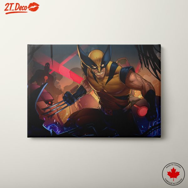 Dynamic Wolverine Comic Art Illustration