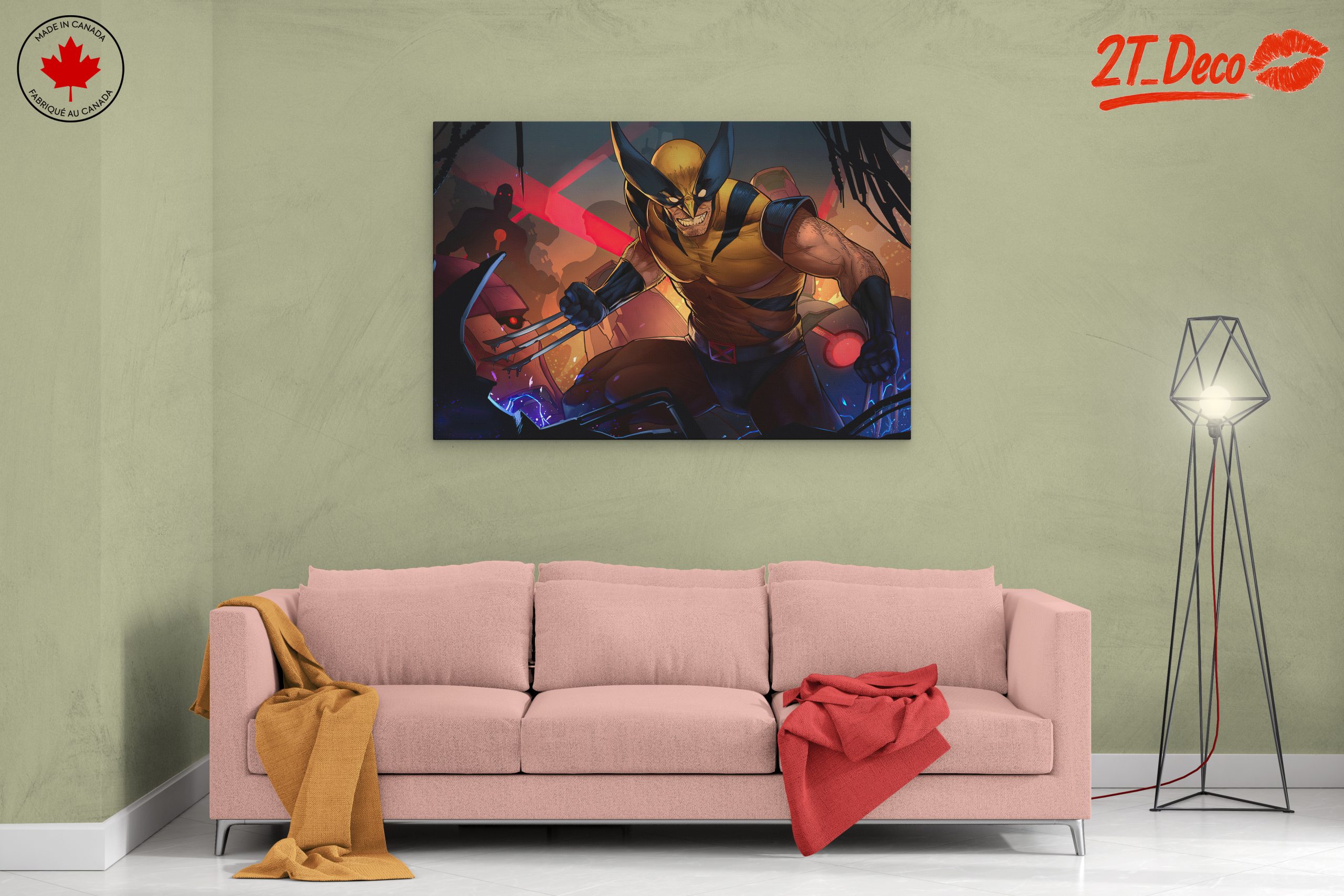 Dynamic Wolverine Comic Art Illustration - Image 2