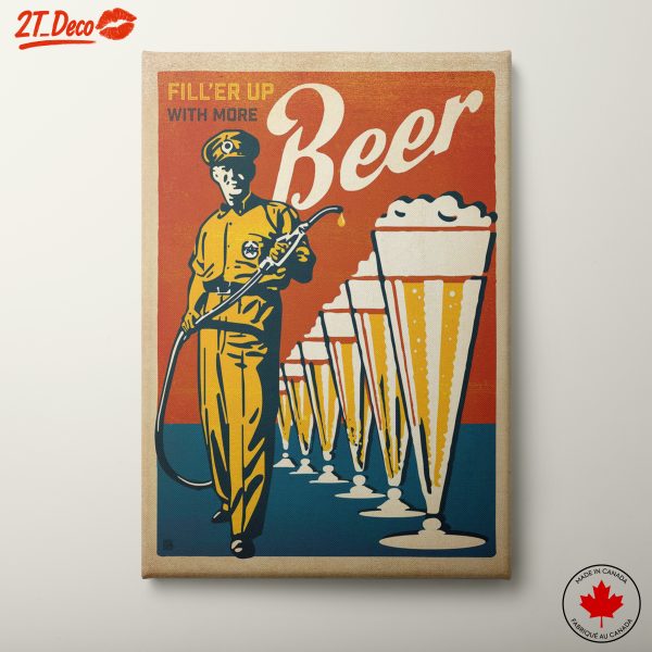 Vintage Beer Advertisement Art