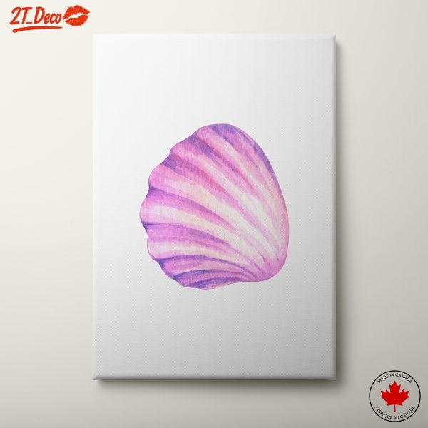 Watercolor Marine Shell Artwork