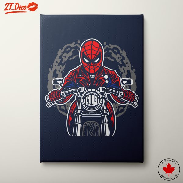 Spider Man Motorcycle Artwork
