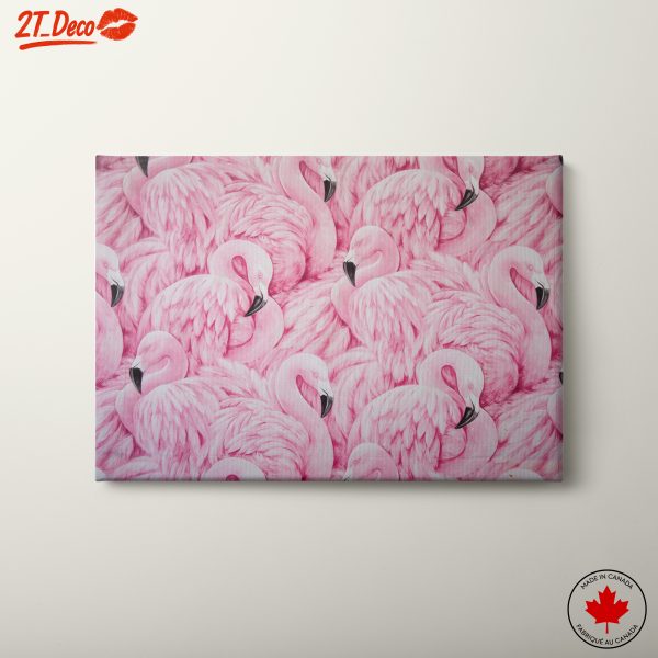 Beautiful Flamingo Artwork in Pink