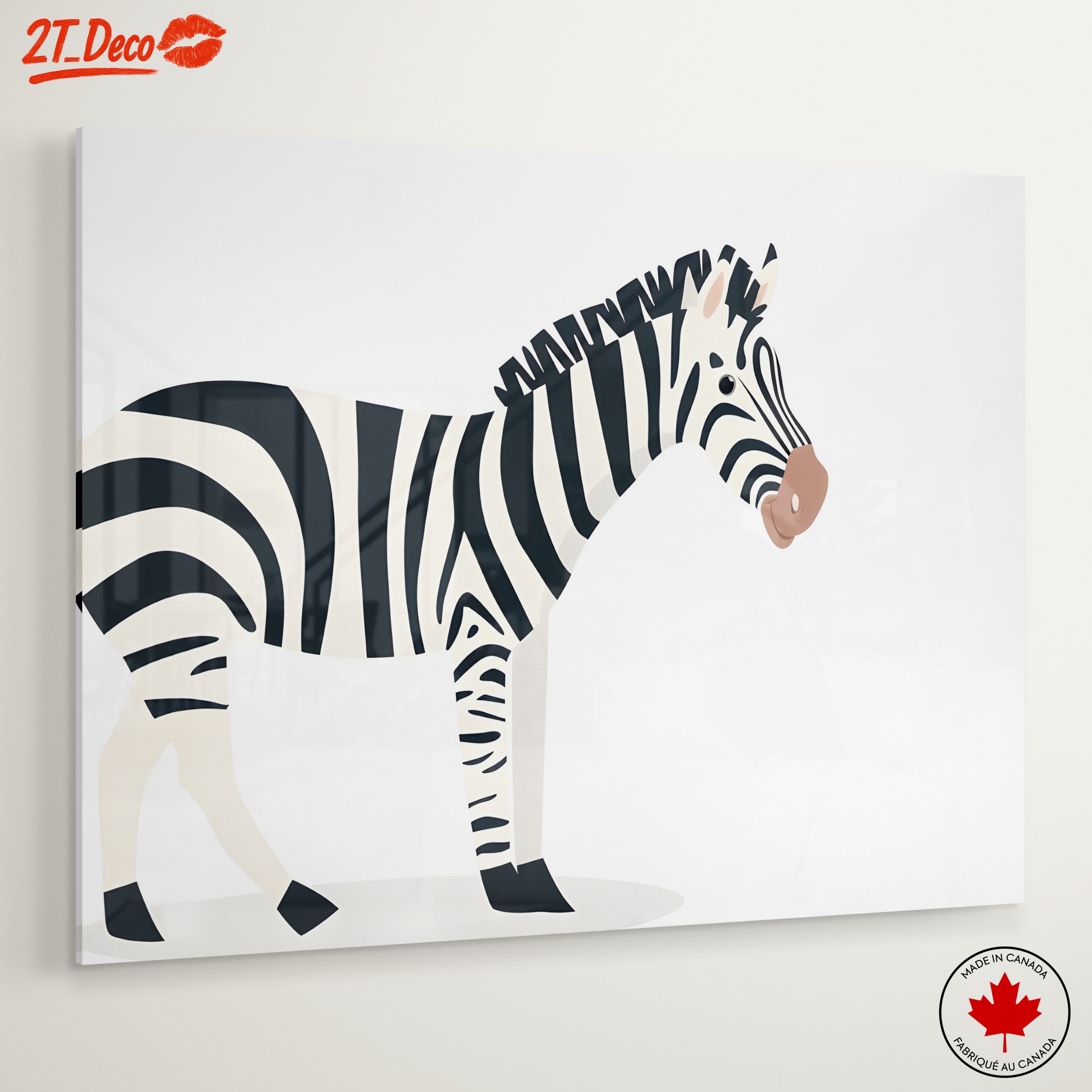 Stylish Zebra Illustration for Modern Spaces - Image 6