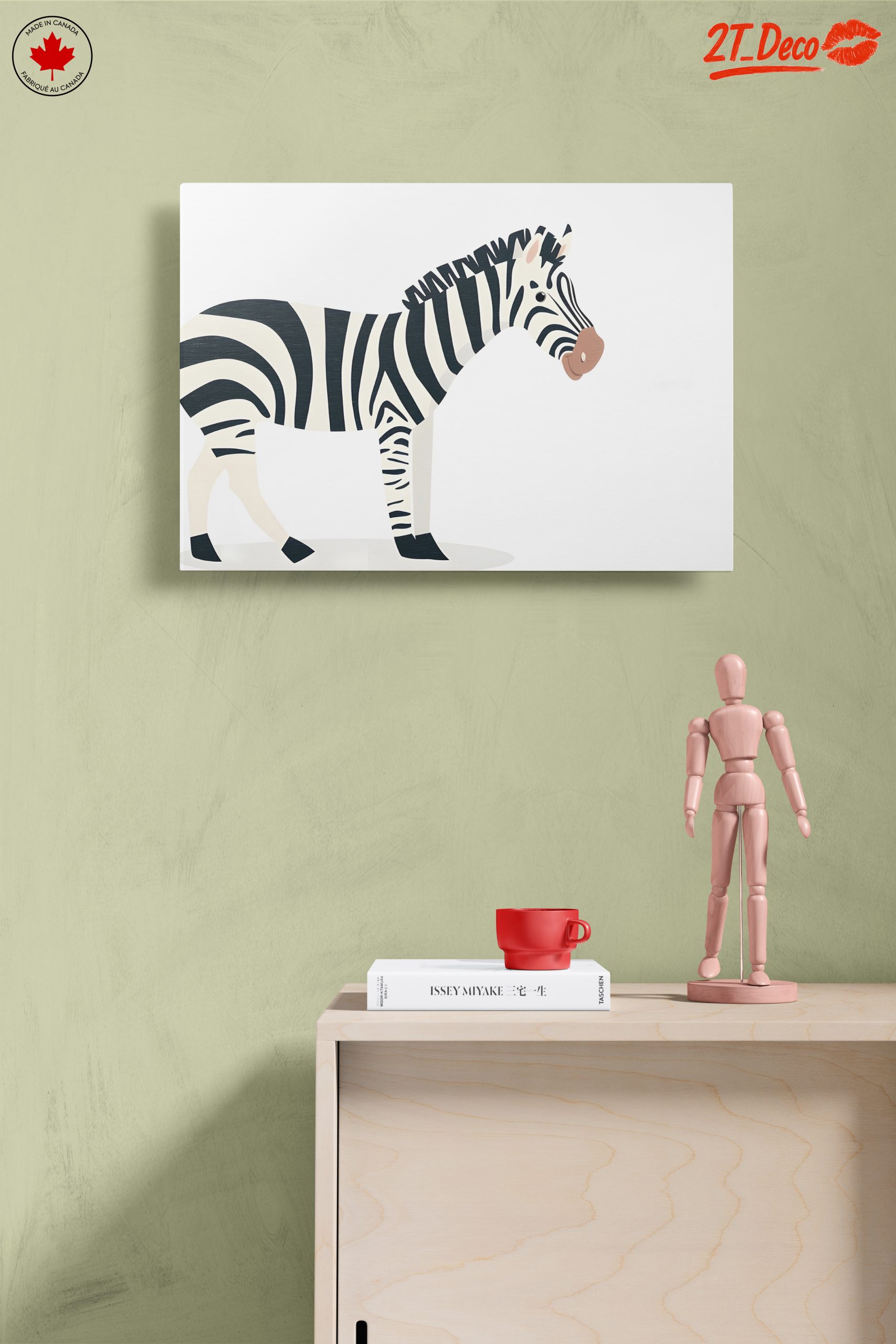 Stylish Zebra Illustration for Modern Spaces - Image 14