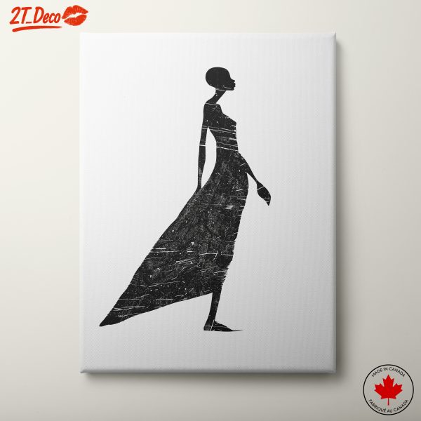 Elegant Silhouette in Fashion Illustration