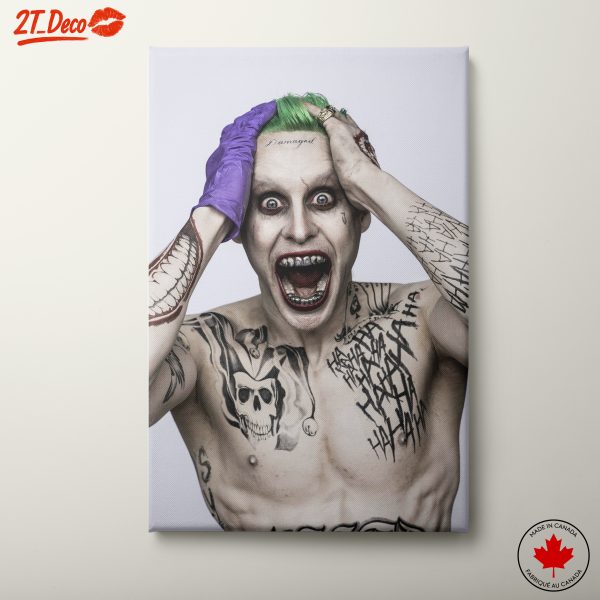 Joker Character Artwork with Distinctive Expression