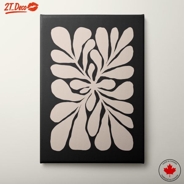Botanical Abstract Art with Organic Shapes