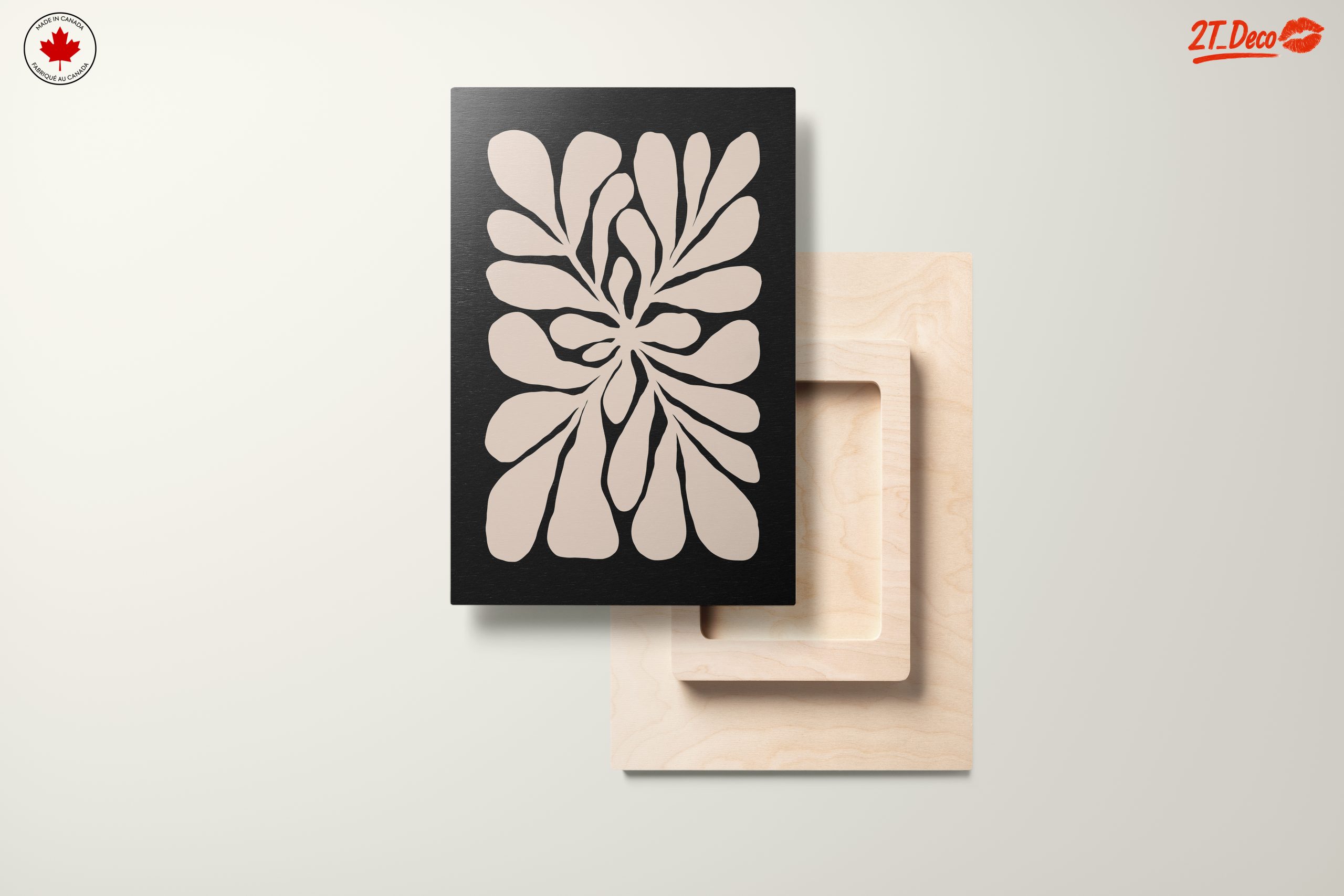 Botanical Abstract Art with Organic Shapes - Image 11