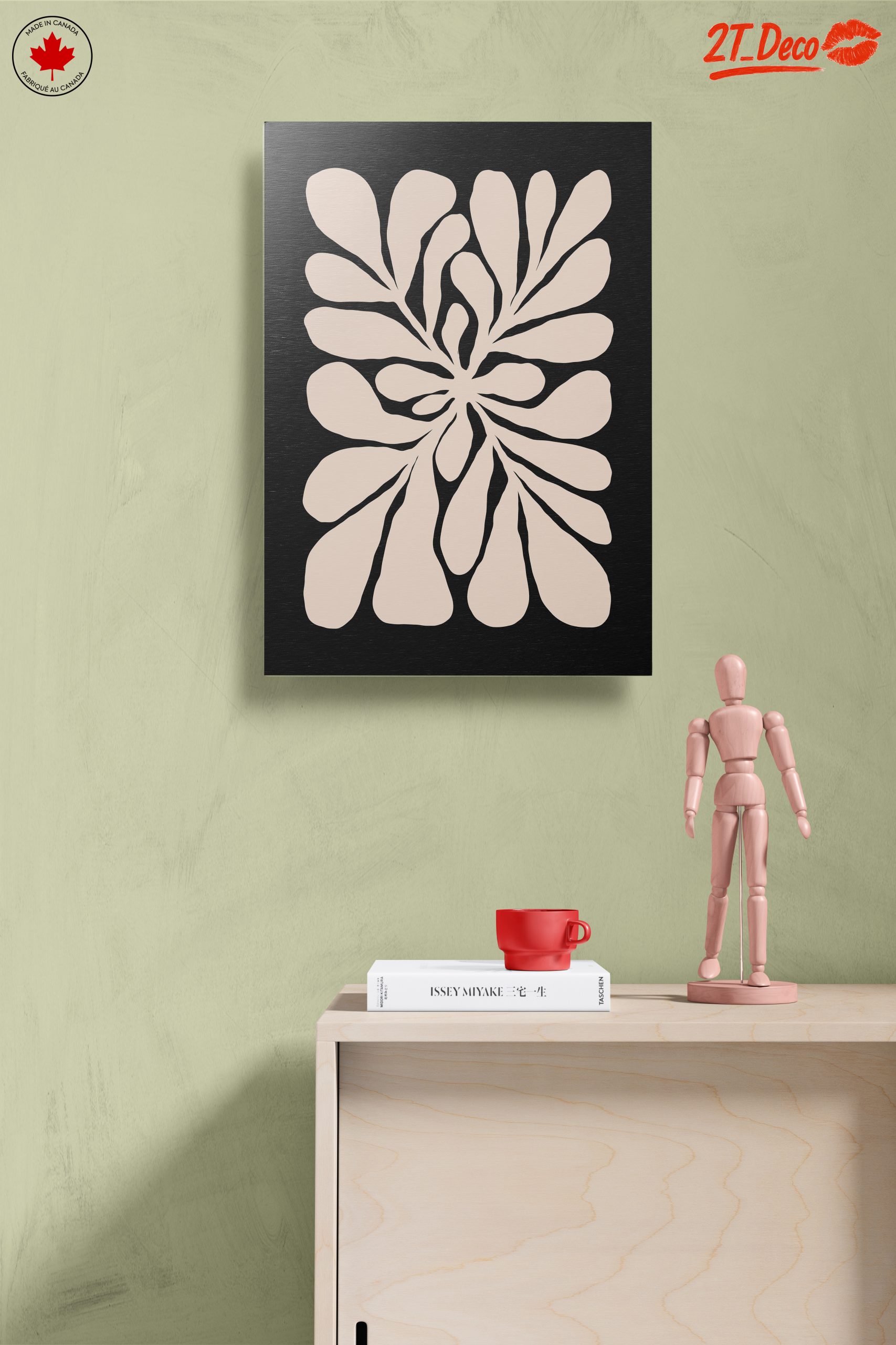 Botanical Abstract Art with Organic Shapes - Image 14