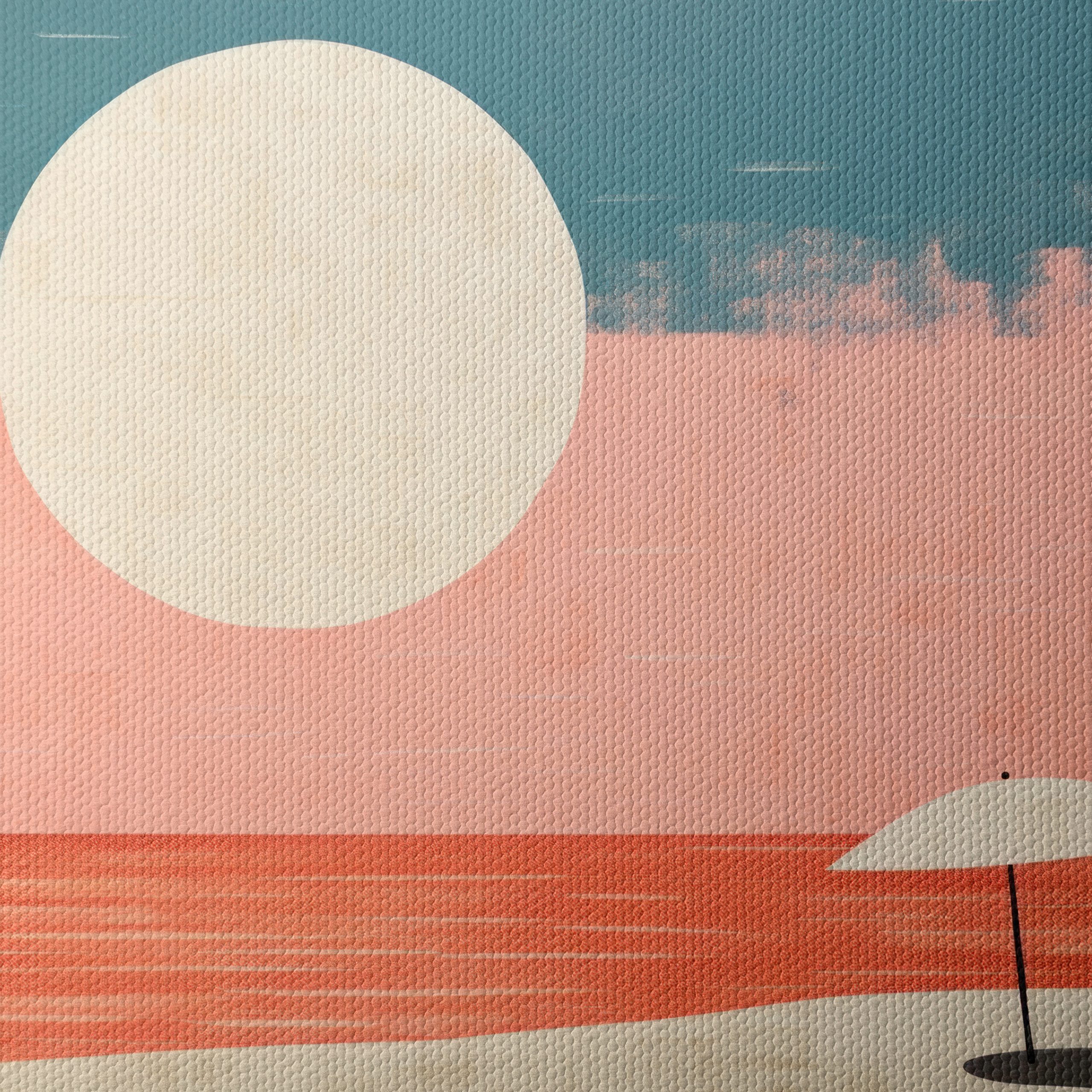 Tropical Sunset with Umbrella and Palms - Image 4