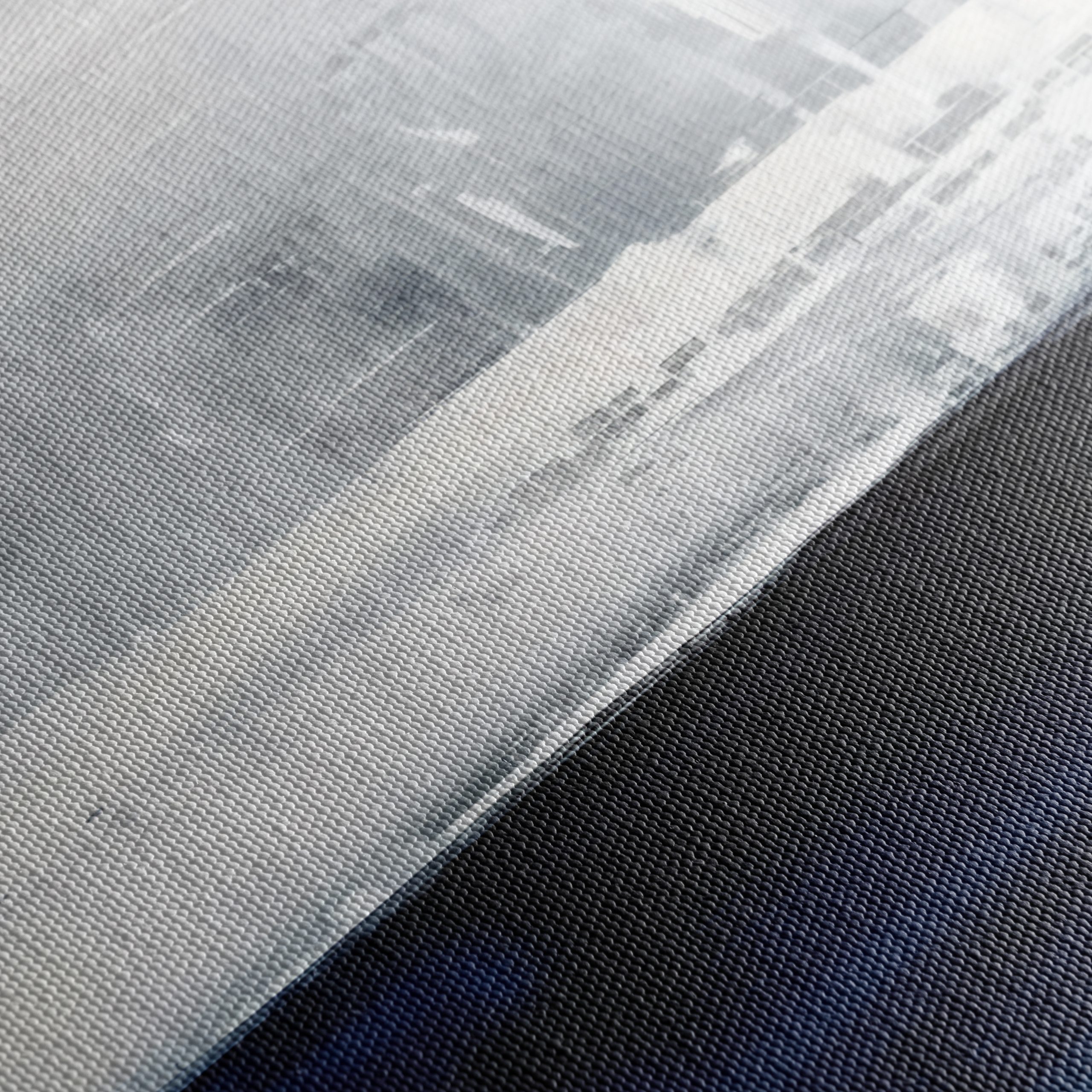 Dynamic Abstract Art in Blue and White - Image 5