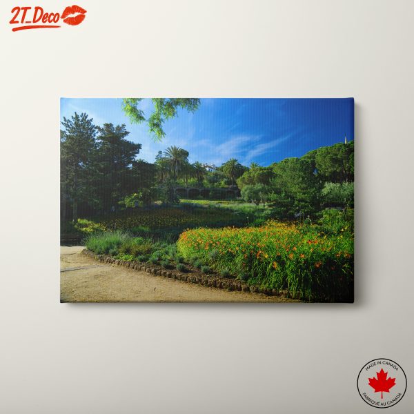 Vibrant Nature Landscape with Lush Flora